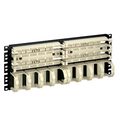 110 Punchdown Rack Mount Assembly with Jumper Trough