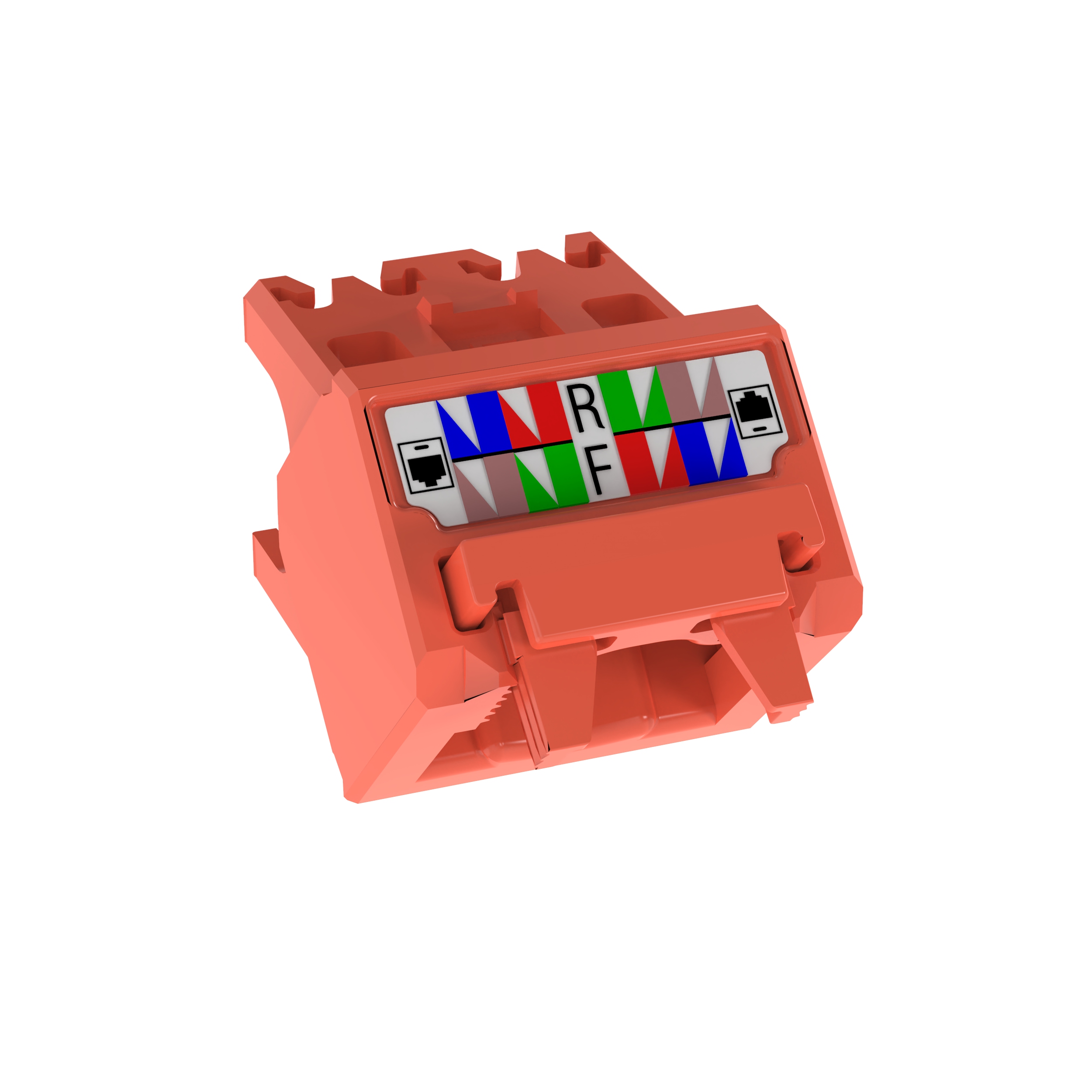 45° Angled Wire Cap for Cat 5e UTP TG Jack