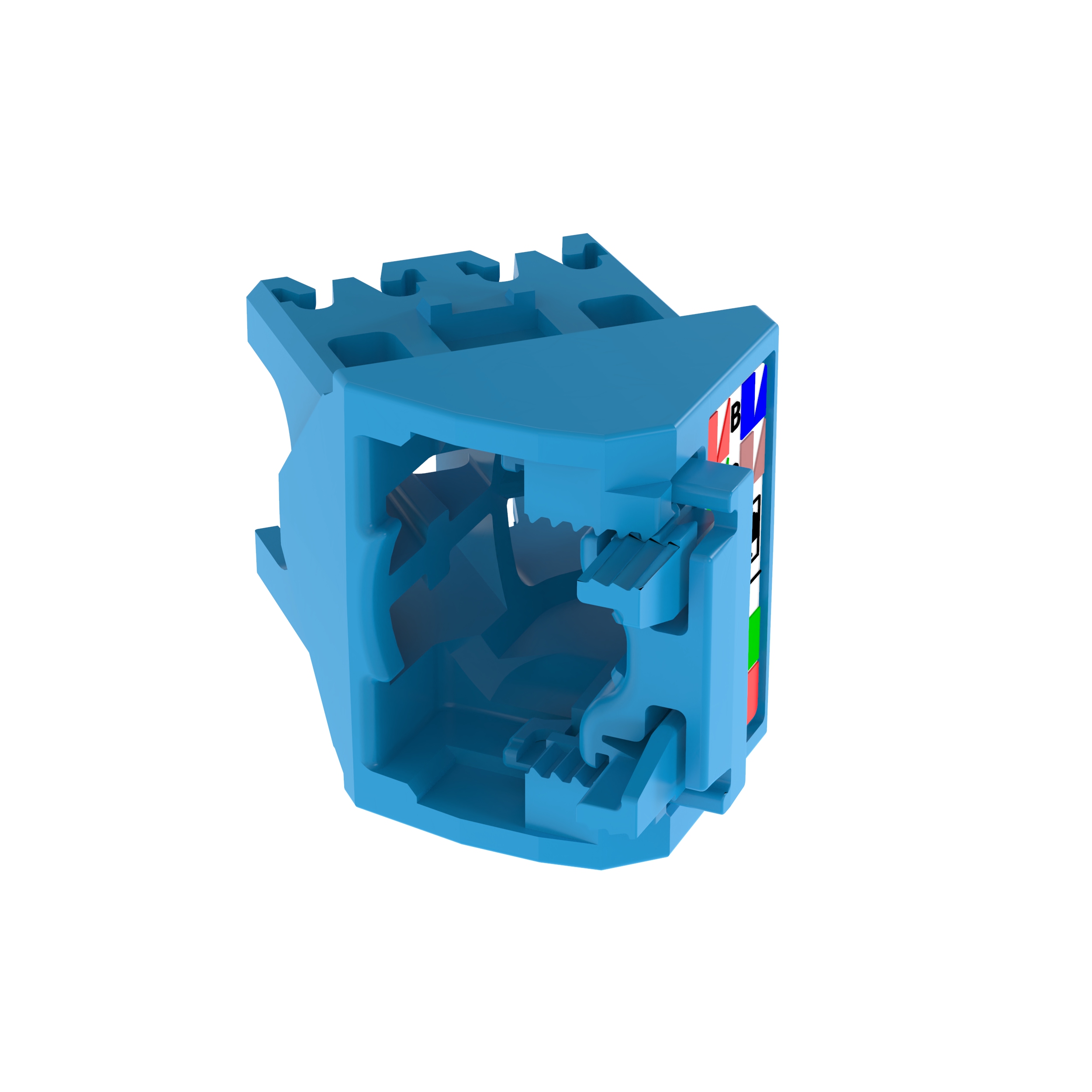 45° Angled Wire Cap for Cat 6A UTP TG Jack