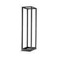 4PostRack,45RU,23x20x84in,BLK,EA