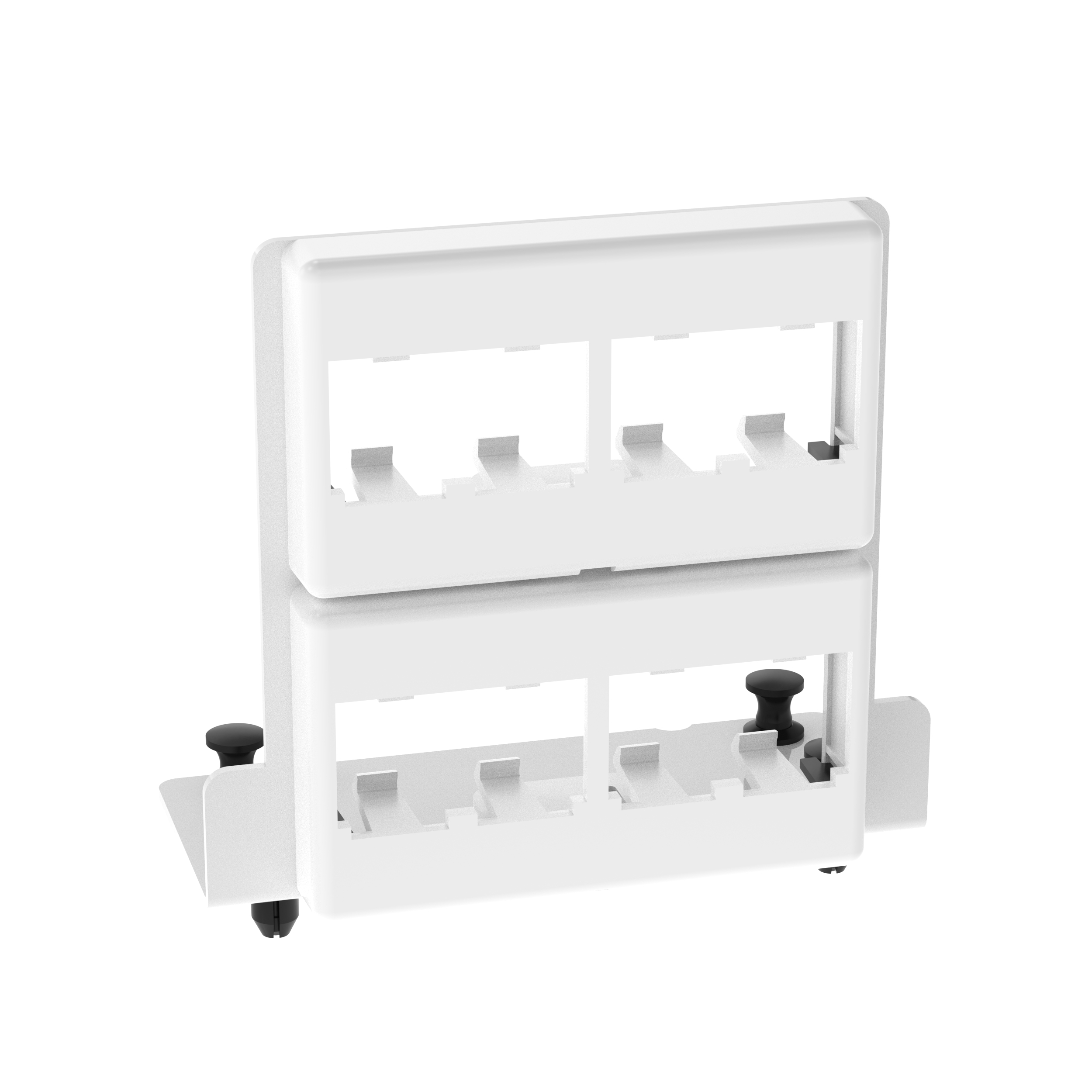 8 Port Mini-Com Patch Panel Bracket, for use with Multi-Purpose Enclosures