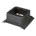 Above Floor Raceway 4-Channel Double Gang Junction Box