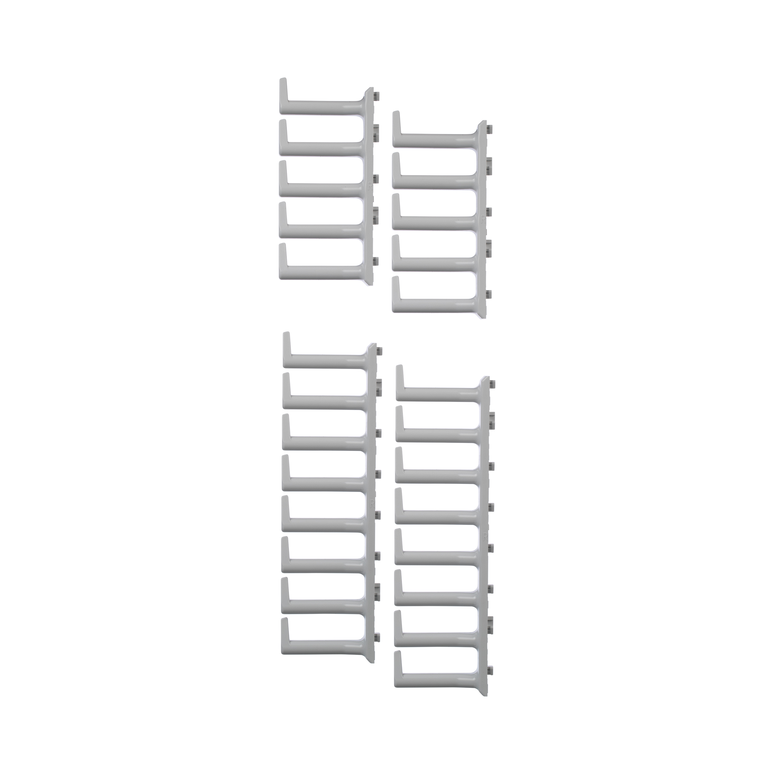 Cable Mgmt. Fingers, 48RU cabinet, Short, White