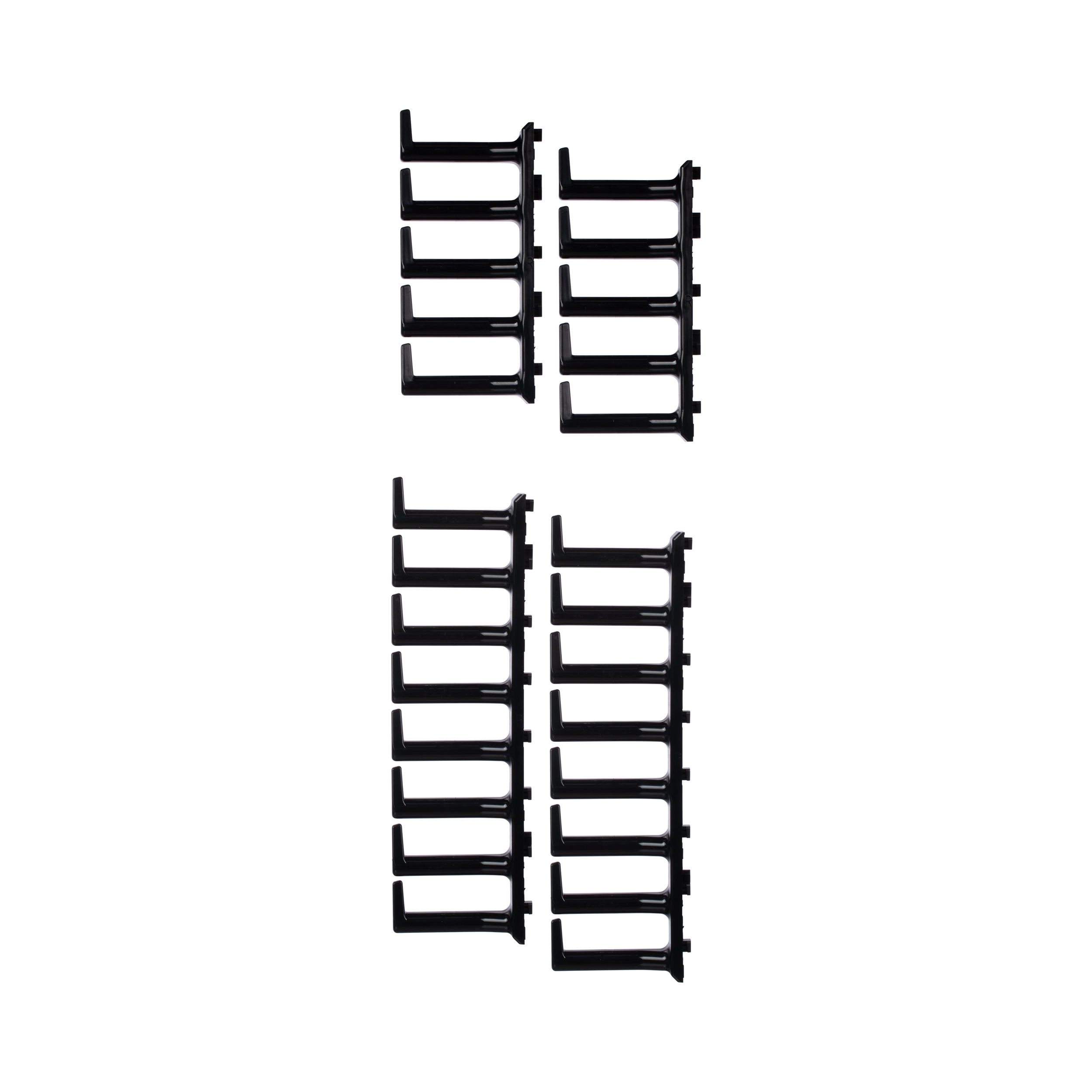 Cable Mgmt. Fingers, 51RU cabinet, Short, Black