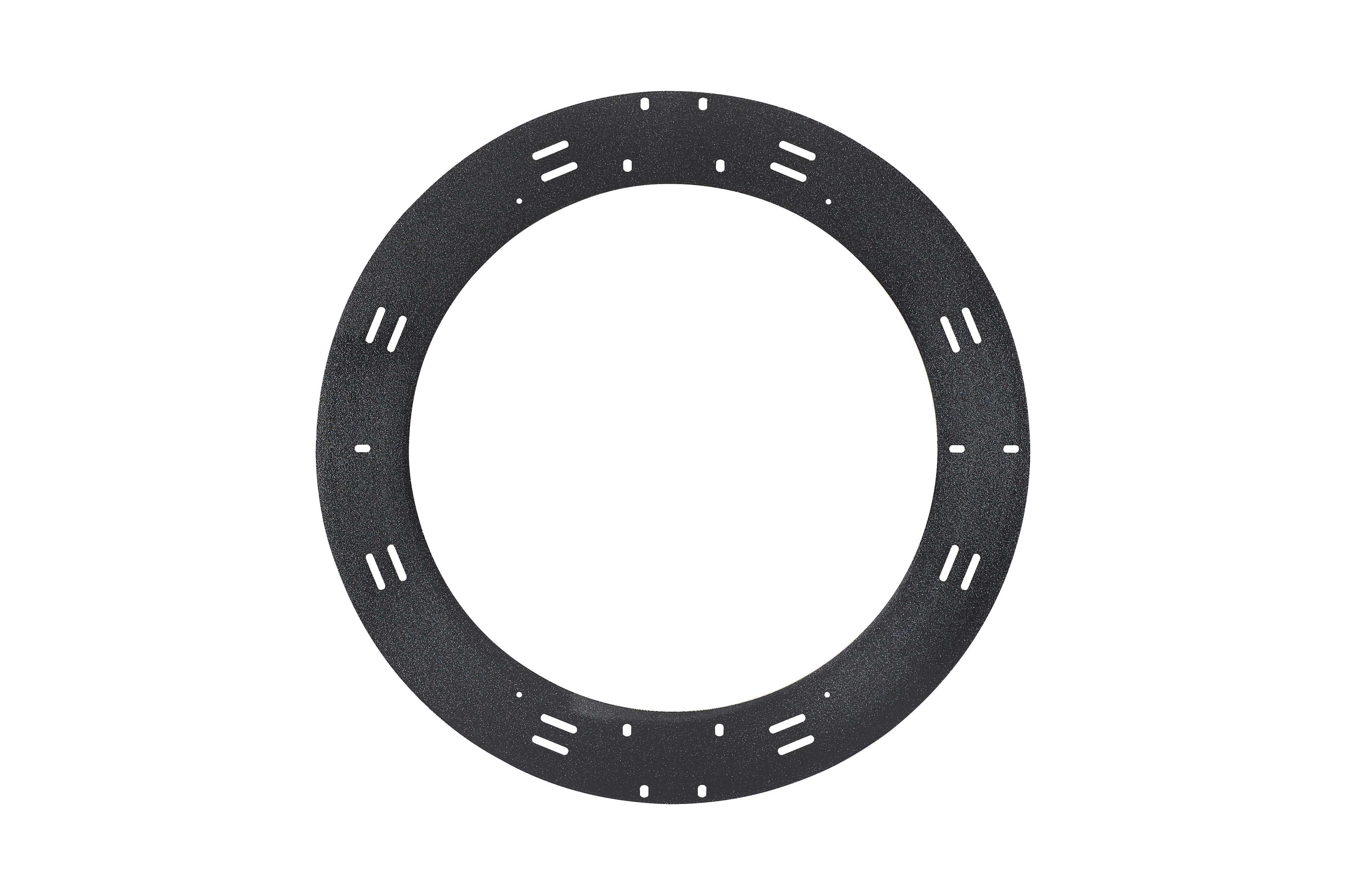 Cable Slack Management Ring, Steel, Black, 24 in. Diameter