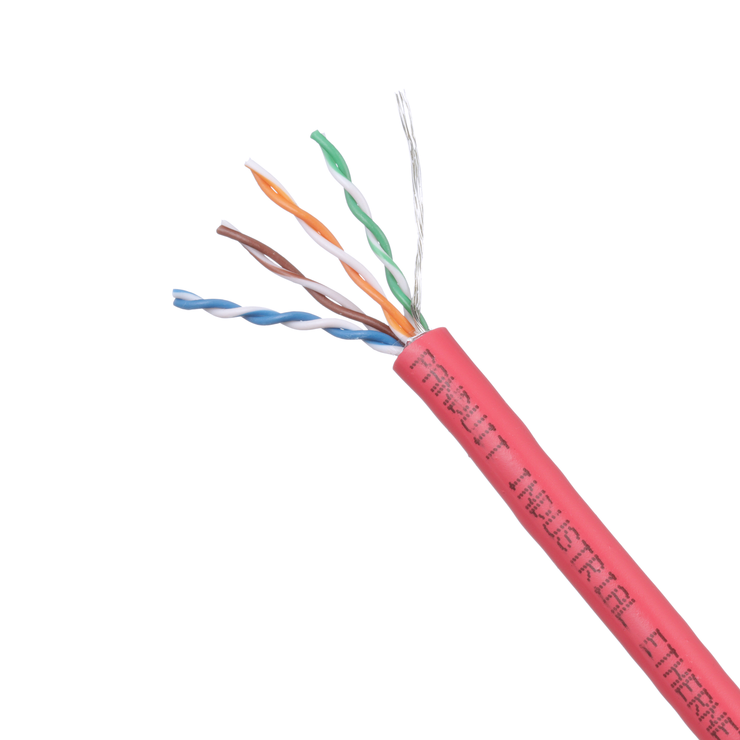 Cat 6A, 4-pair, 23/1 AWG, F/UTP, CM/CMX/CMR, 600V rated,Teal
