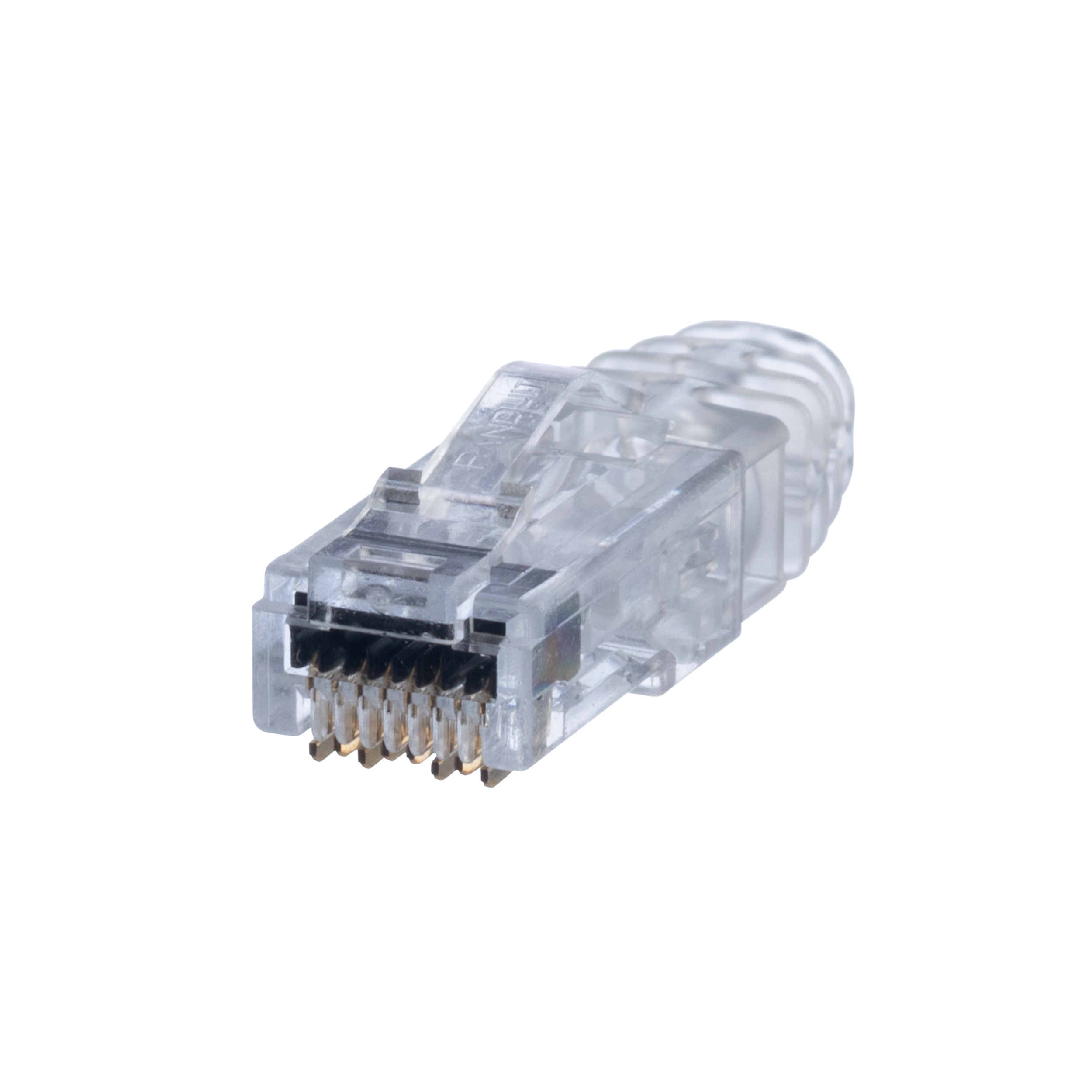 Category 6 UTP 3-piece Modular Plug, 24 AWG, 100 Pack