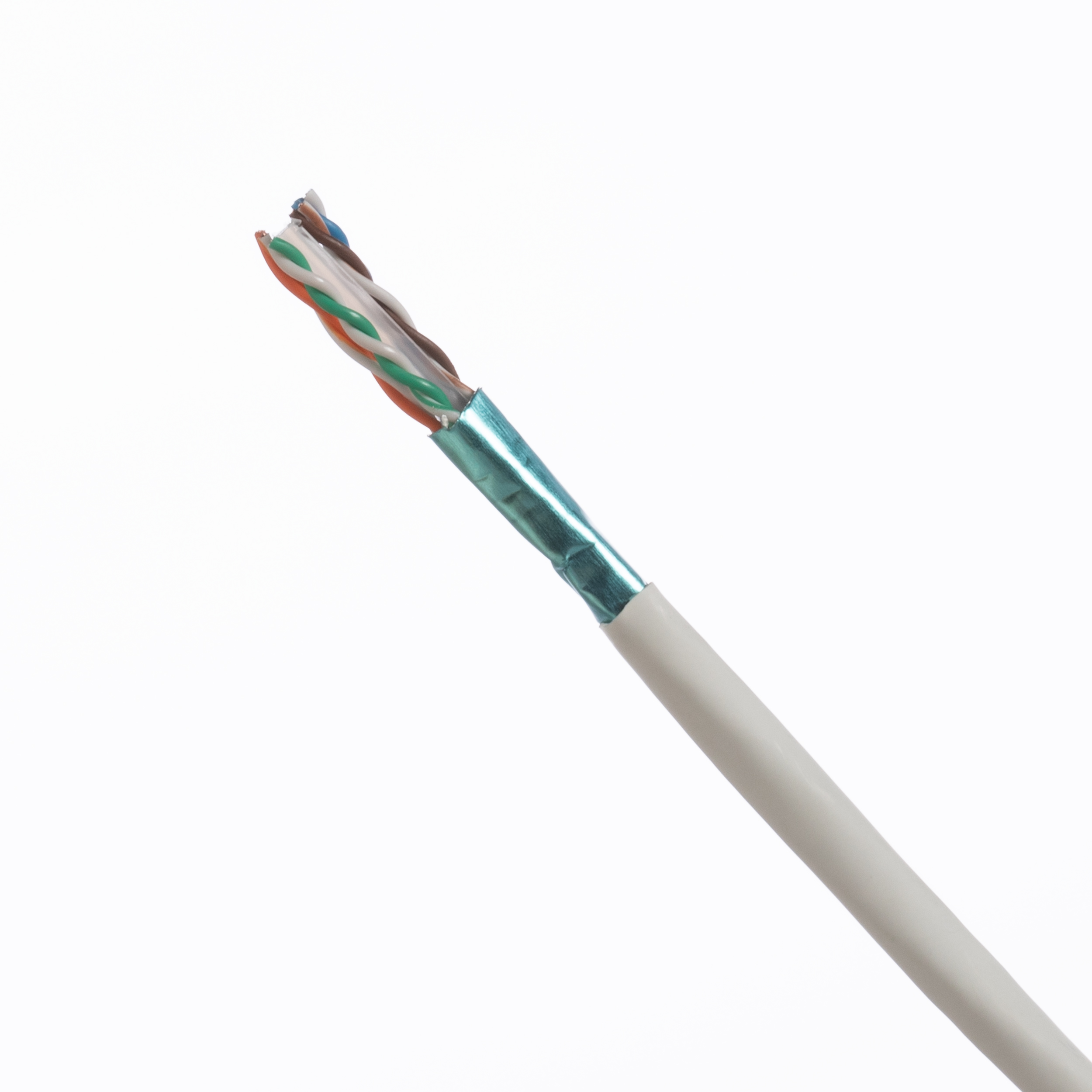Copper Cable, Cat 6A, 4-Pair, 23 AWG, UTP, CM, Green
