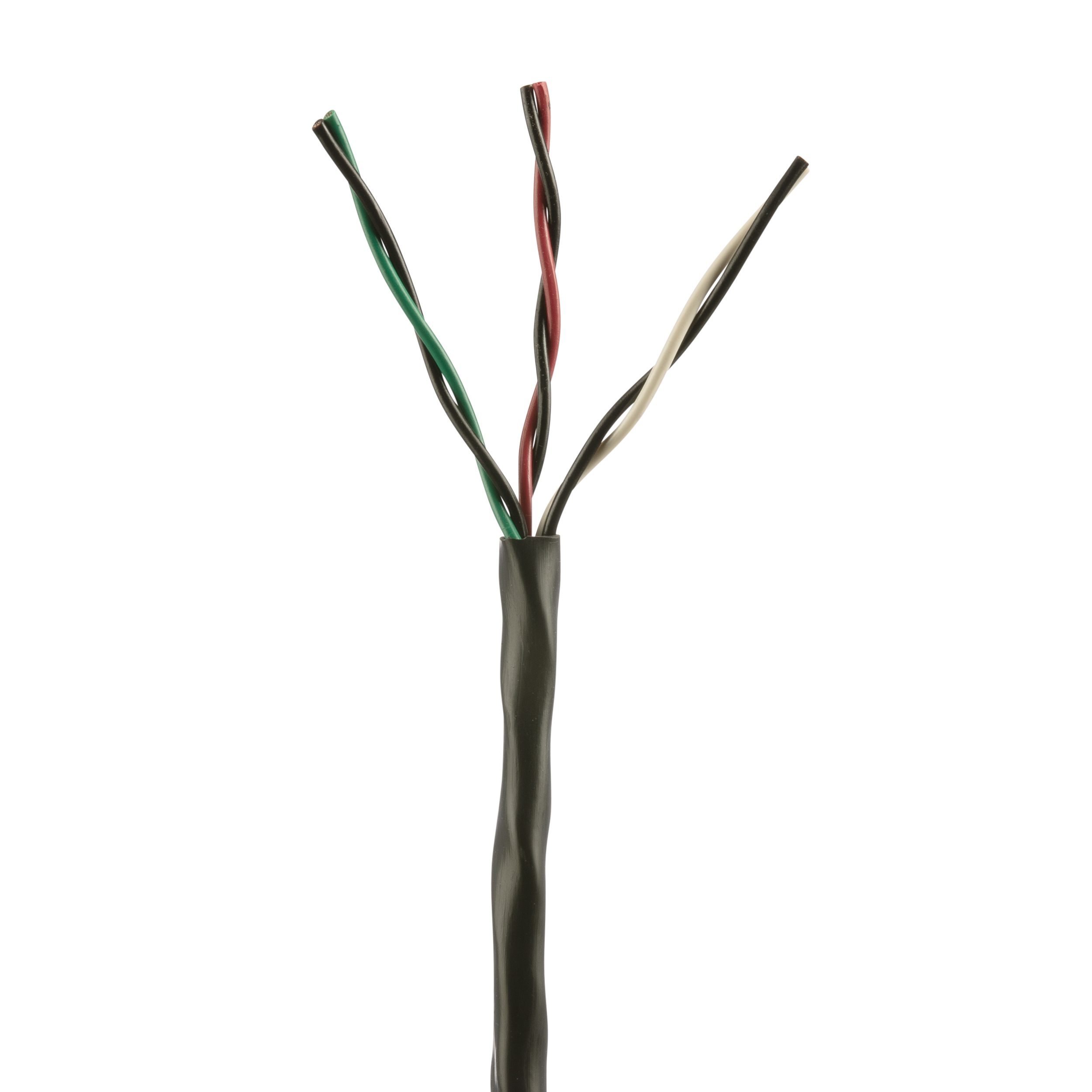 Copper Cable, FMPS, 3-Pair, 16/7 AWG, U/UTP, I/O, CL4R, Black