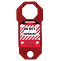 DBL-CROSS ALUM HASP, DGR DO NOT OP ,EA