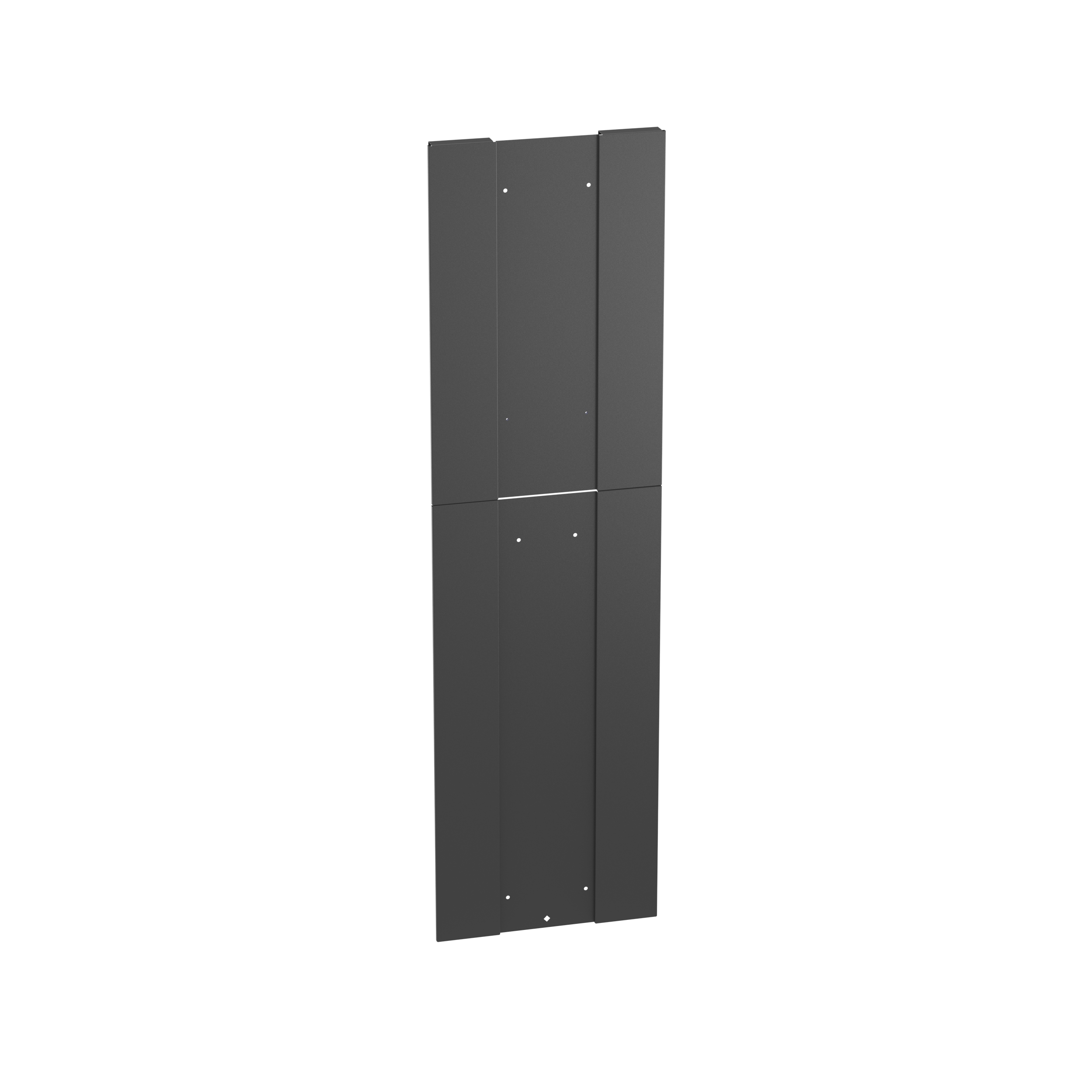 End Panel for PE2V Managers, 52 RU, Black