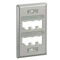 Faceplate,2Pt,Classic,UID,SS,EA