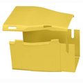 FiberRunner® 6" x 4" to Fiber-Duct™ 4" x 4" Reducer