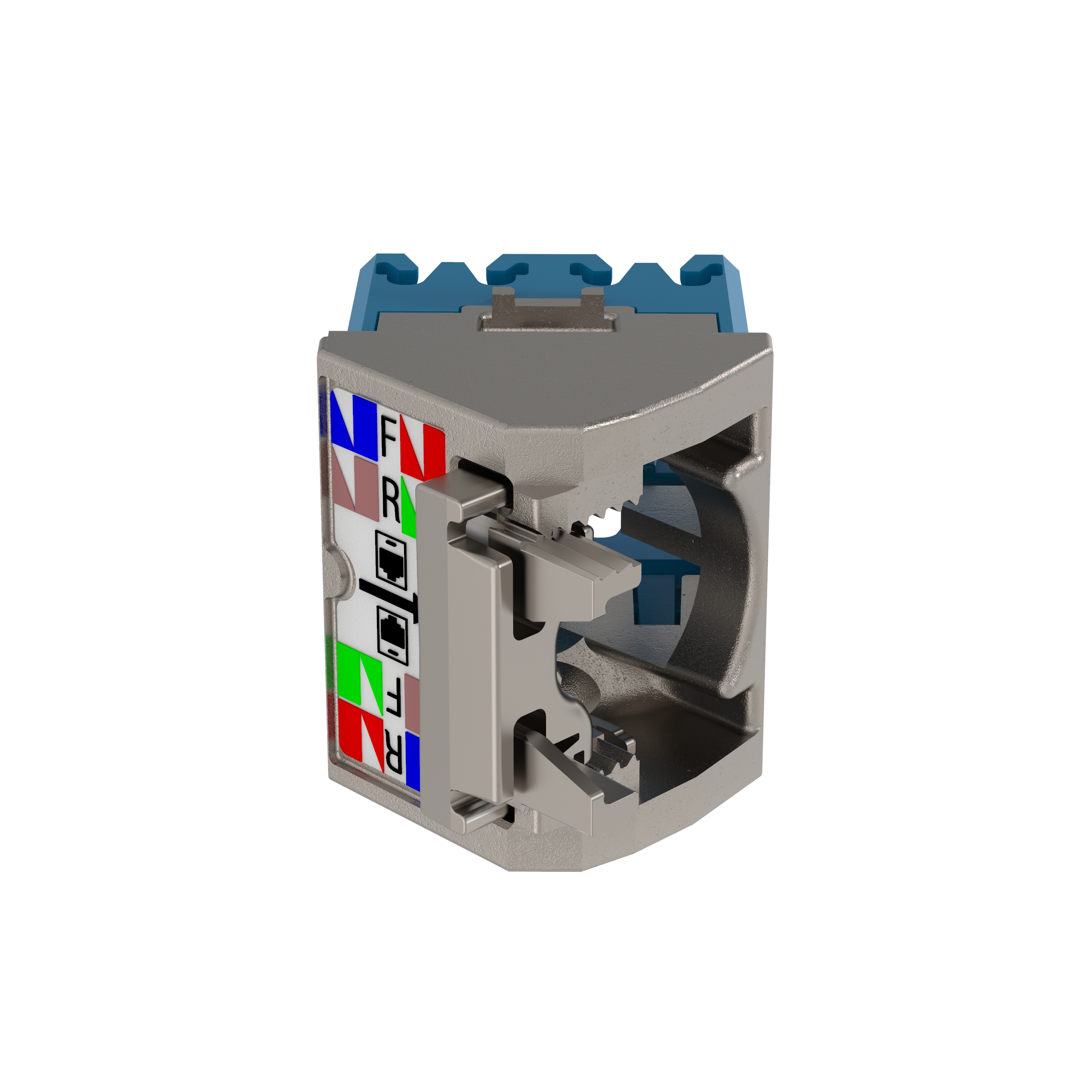 45° Angled Wire Cap for Cat 6A Shielded TG Jack