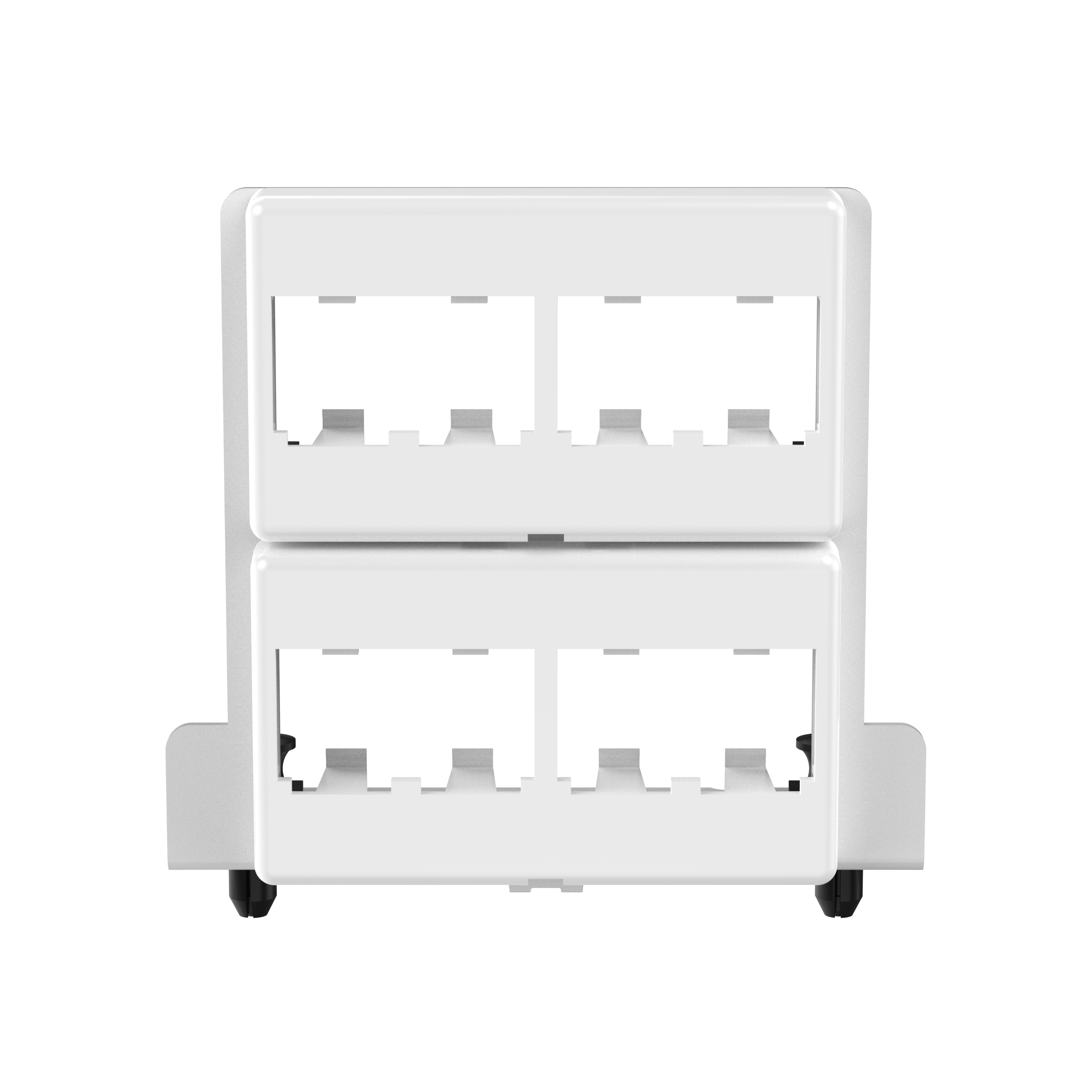8 Port Mini-Com Patch Panel Bracket, for use with Multi-Purpose Enclosures