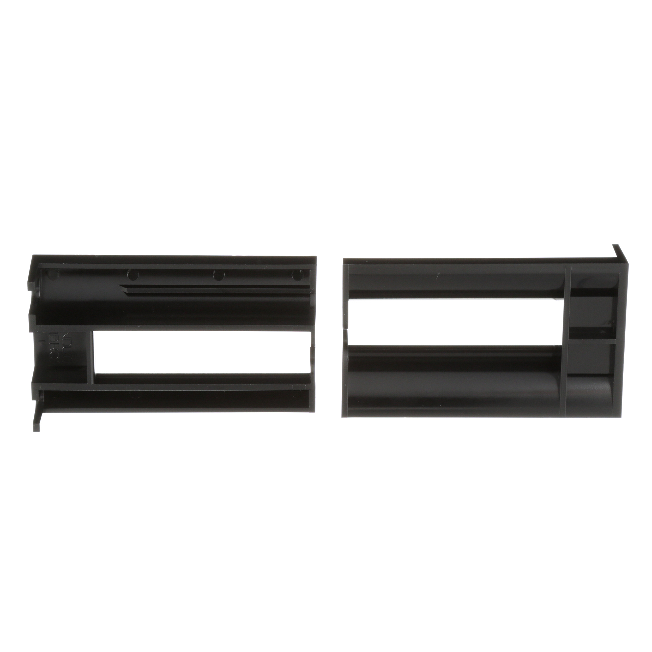 Bend Radius Control Clip, 1 RU, Black, 3 in. Depth