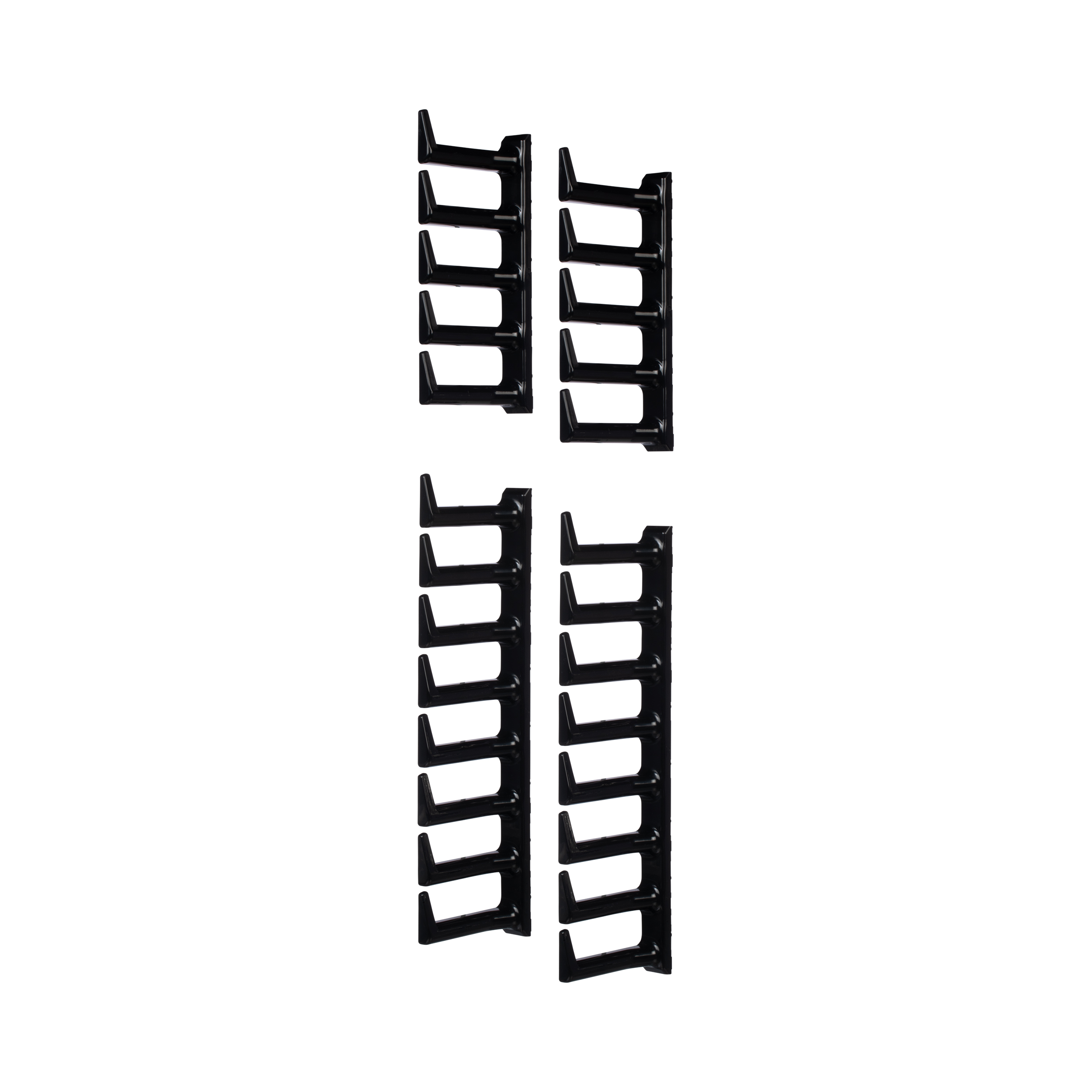 Cable Mgmt. Fingers, 48RU cabinet, Short, Black