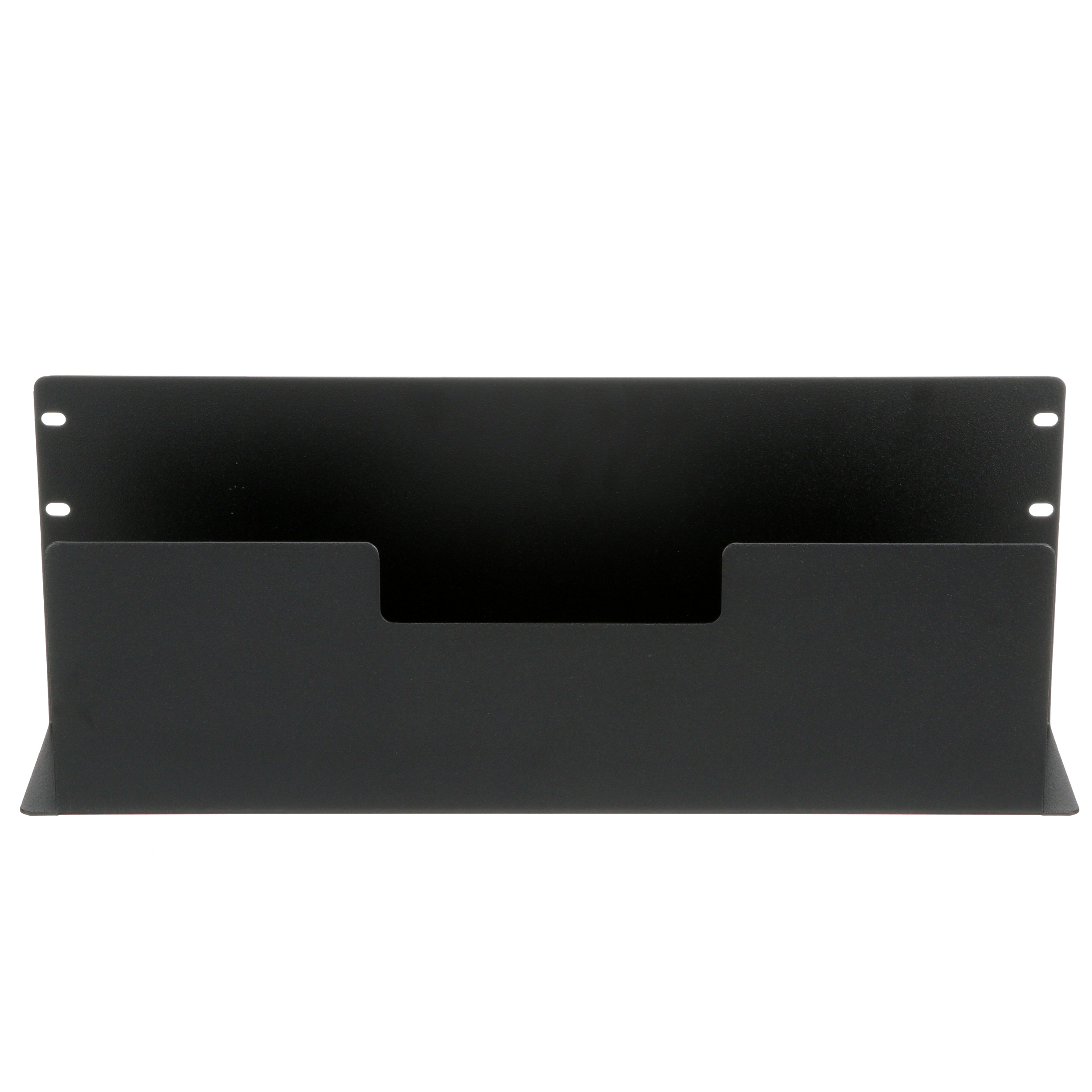 Cable Routing Trough, 4 RU, Black, 4.5 in. Depth
