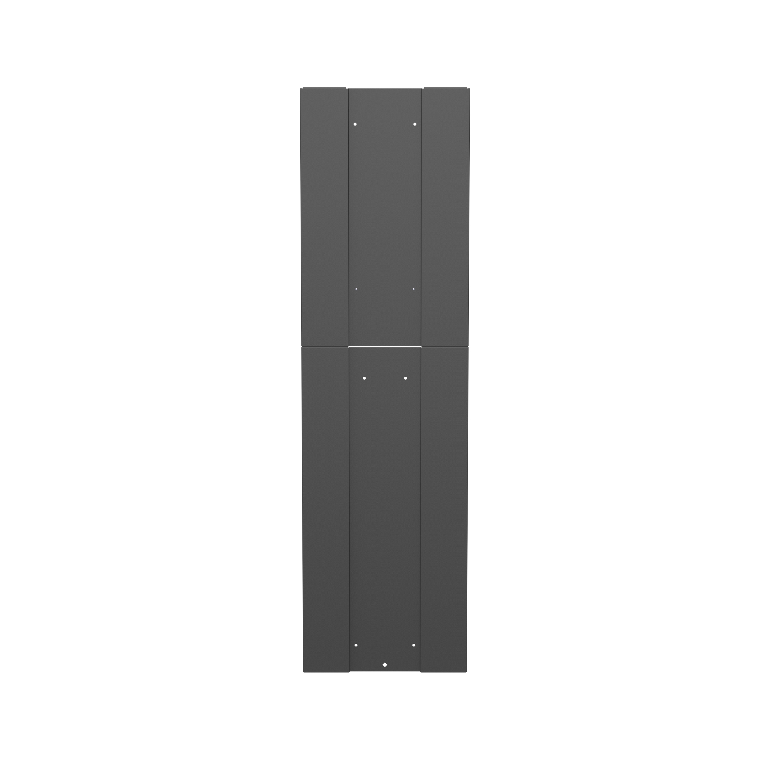 End Panel for PE2V Managers, 45 RU, Black