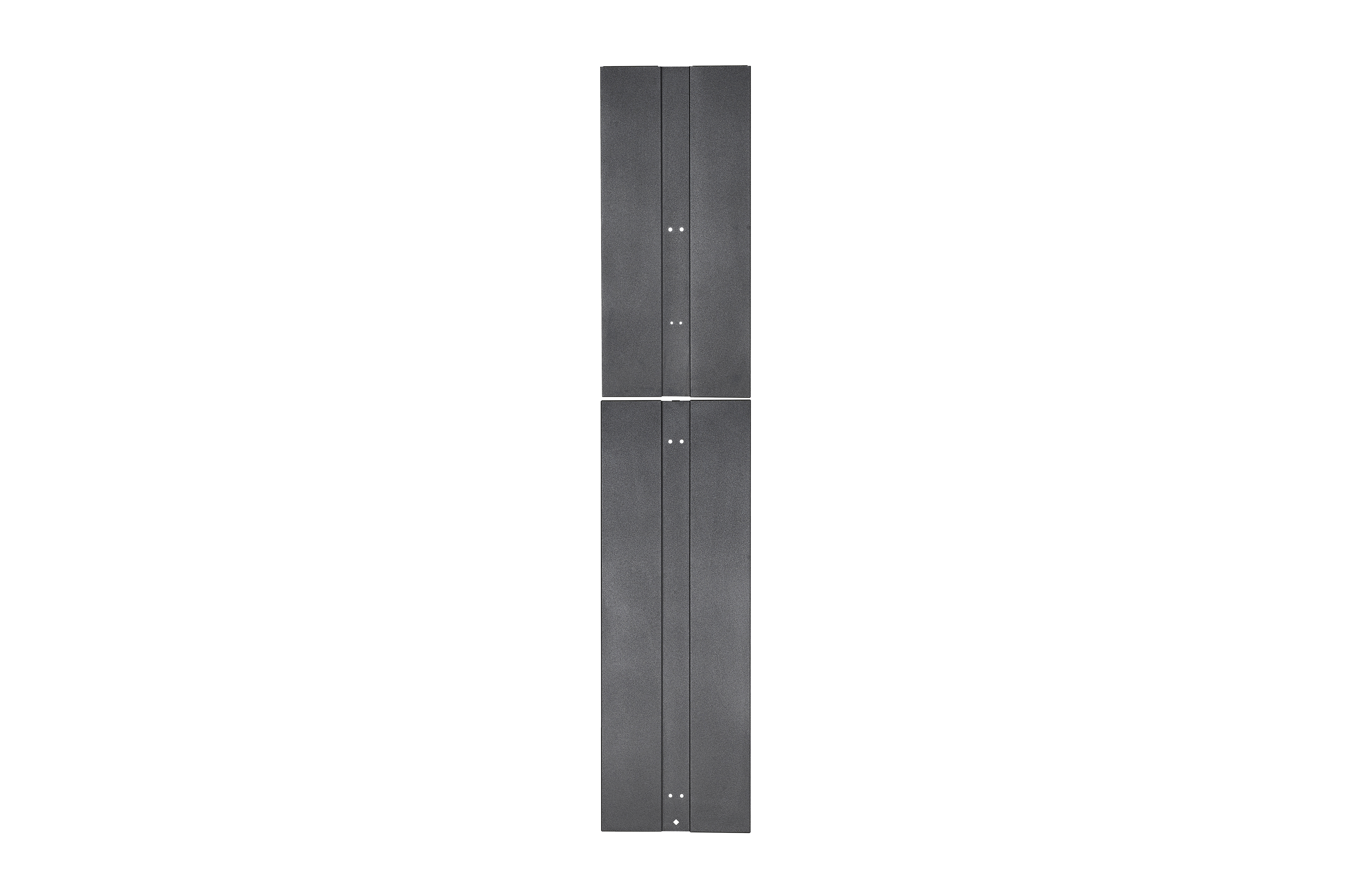 End Panel for PR2V Managers, 52 RU, Black