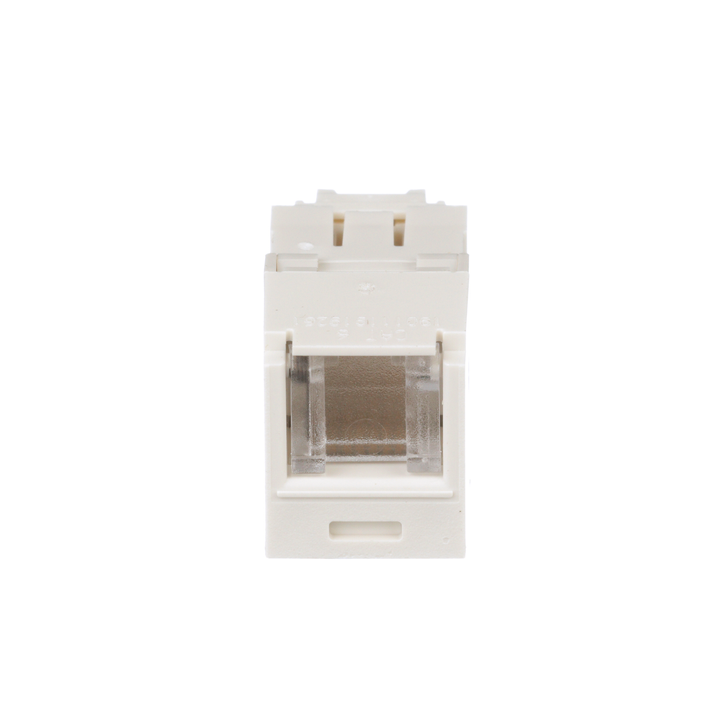 Mini-Com® RJ45 Cat 6 Shuttered TG Jack Module, IW