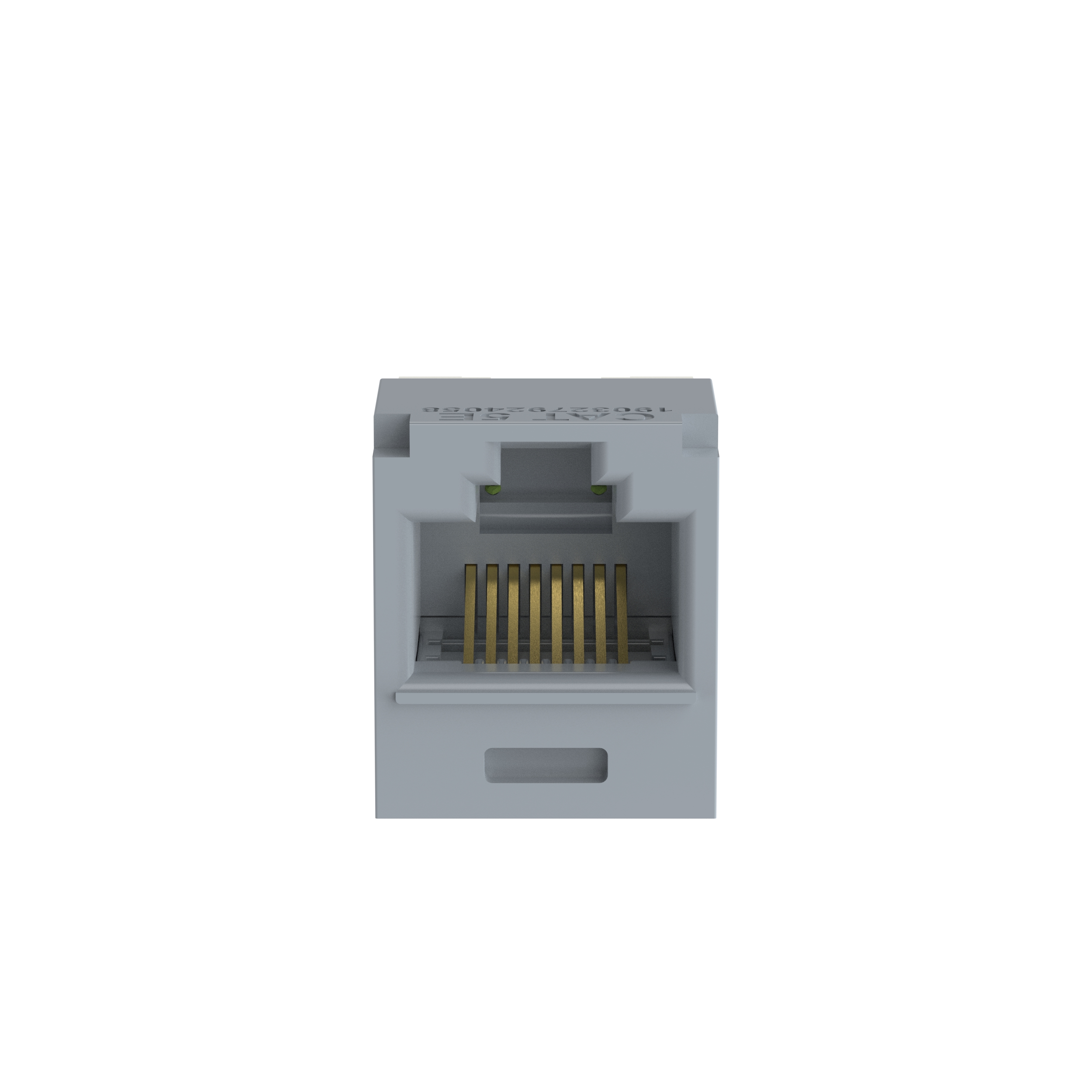 Mini-Com® UTP RJ45 Cat 5e TG Jack Module, Int'l Gray