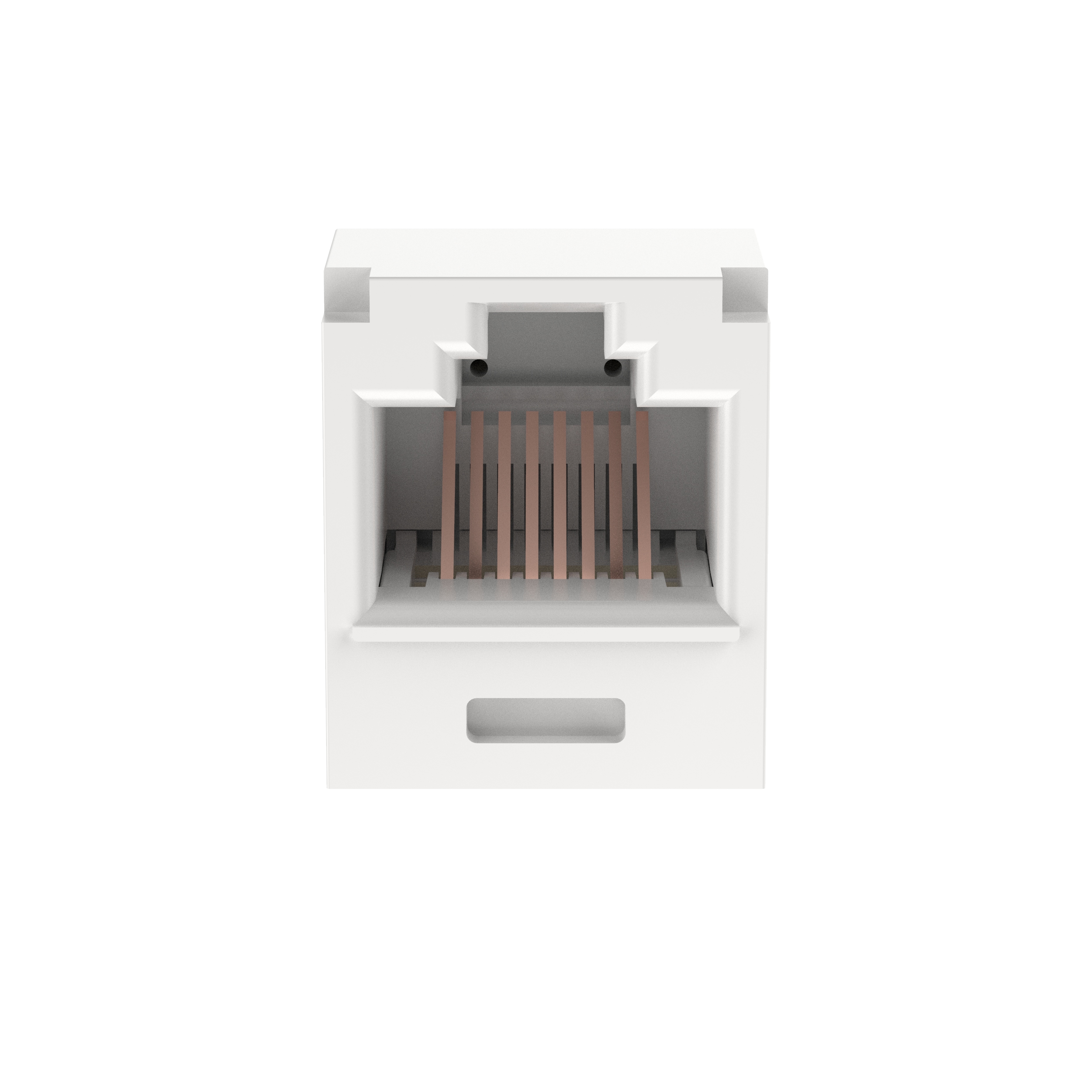 Mini-Com® UTP RJ45 Cat 5e TG Jack Module, IW