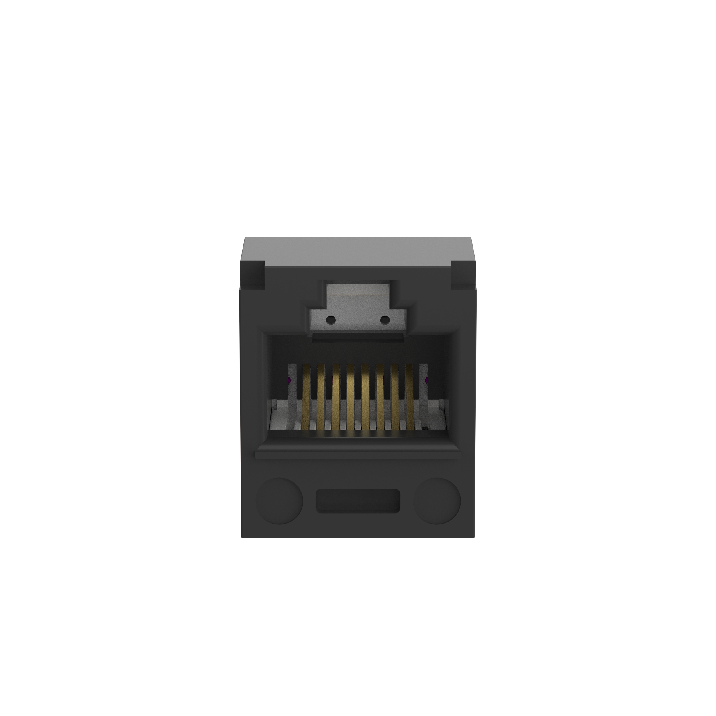 Mini-Com® UTP RJ45 Cat 5e TP-Style Jack Module, Black