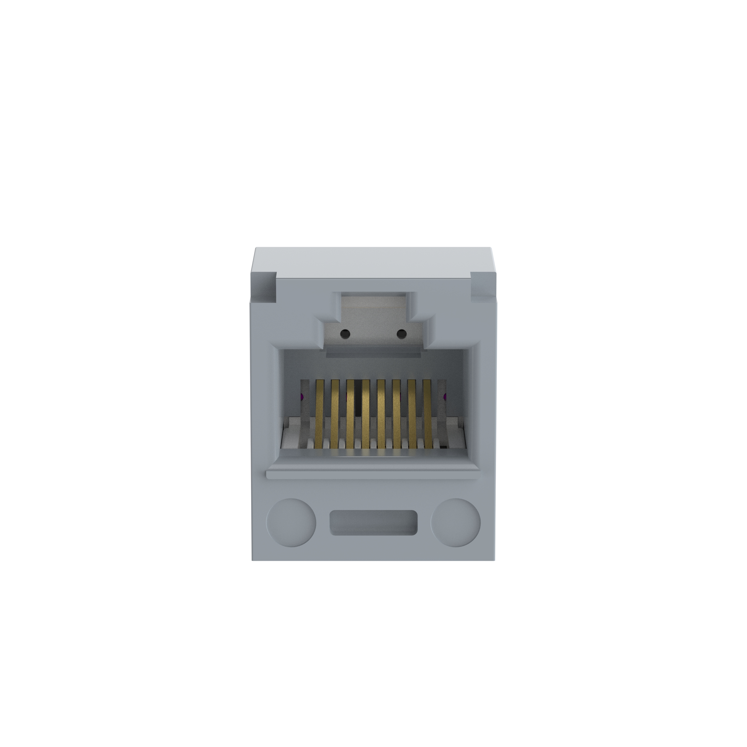 Mini-Com® UTP RJ45 Cat 5e TP-Style Jack Module, Int'l Gray