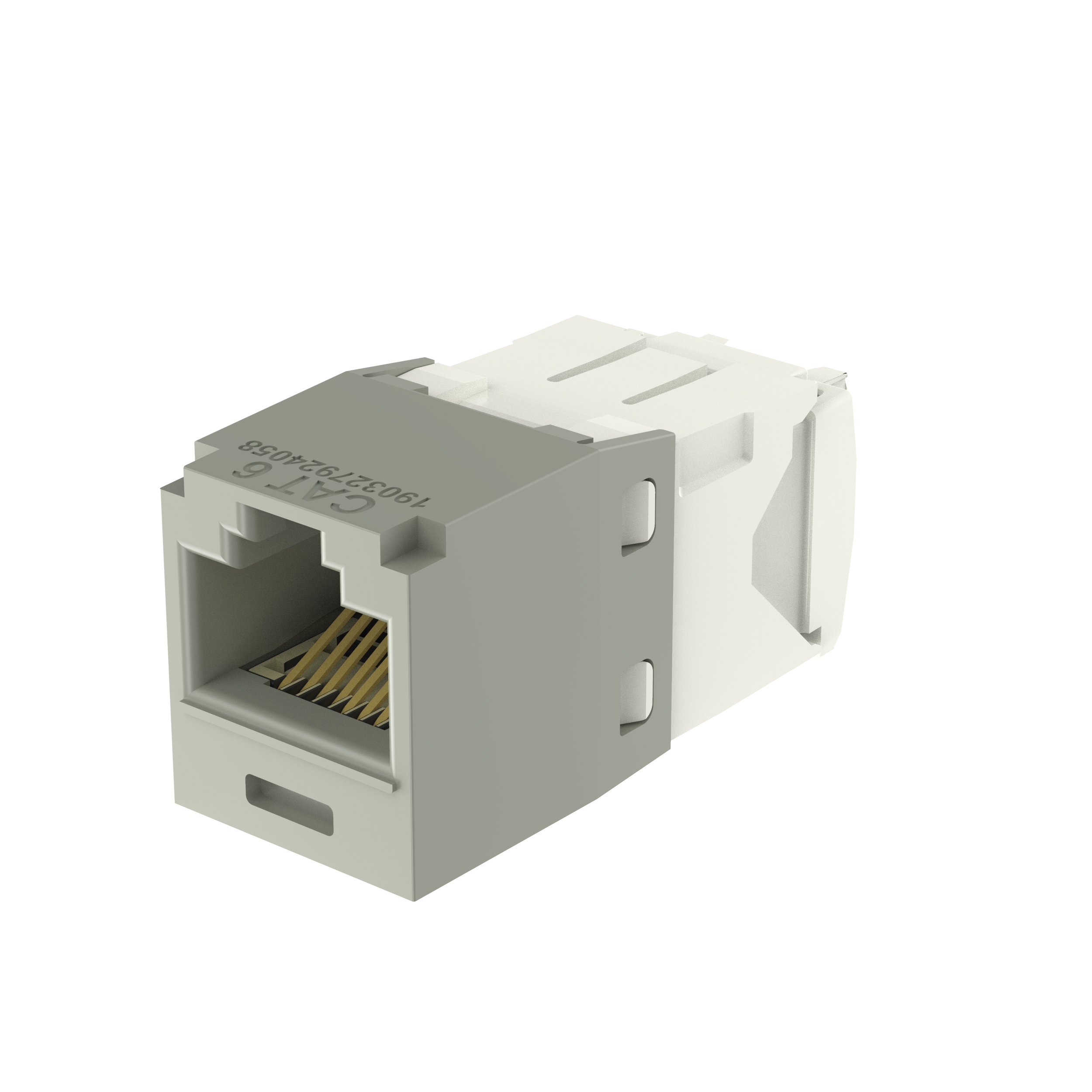 Mini-Com® UTP RJ45 Cat 6 TG Jack Module, IG