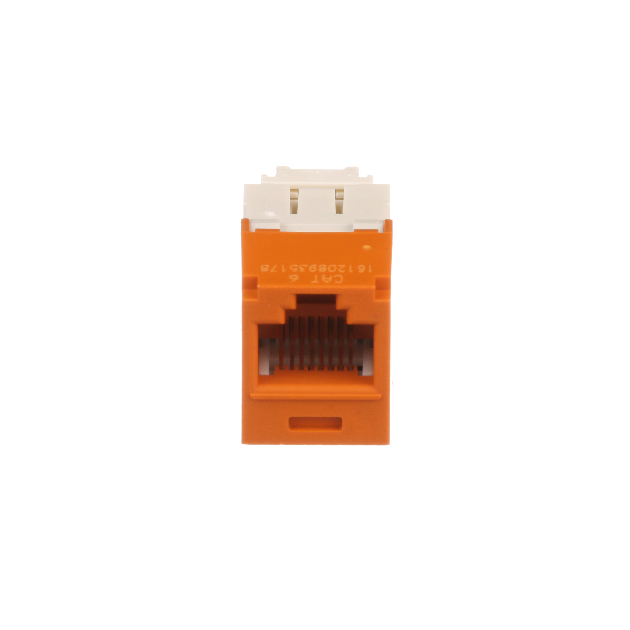 Mini-Com® UTP RJ45 Cat 6 TG Jack Module, Orange
