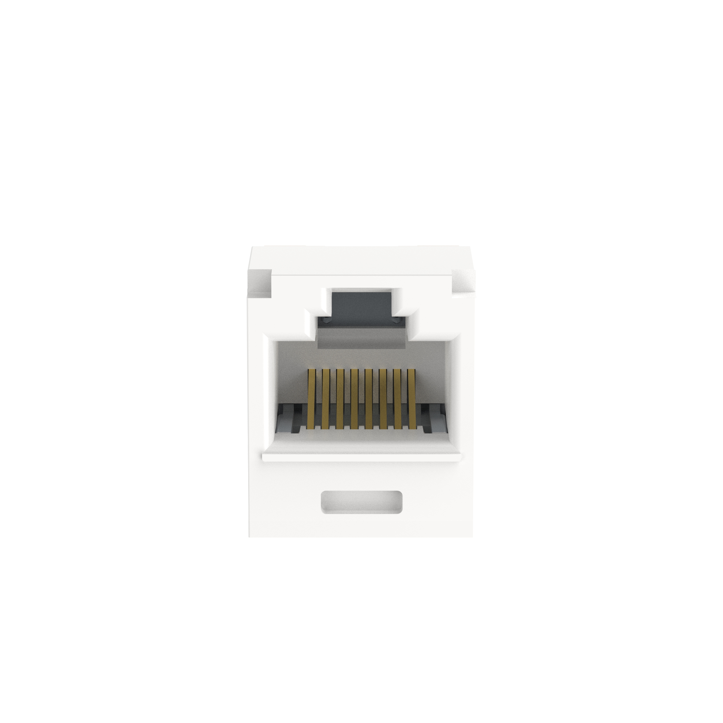 Mini-Com® UTP RJ45 Cat 6A TG Jack Module, AW