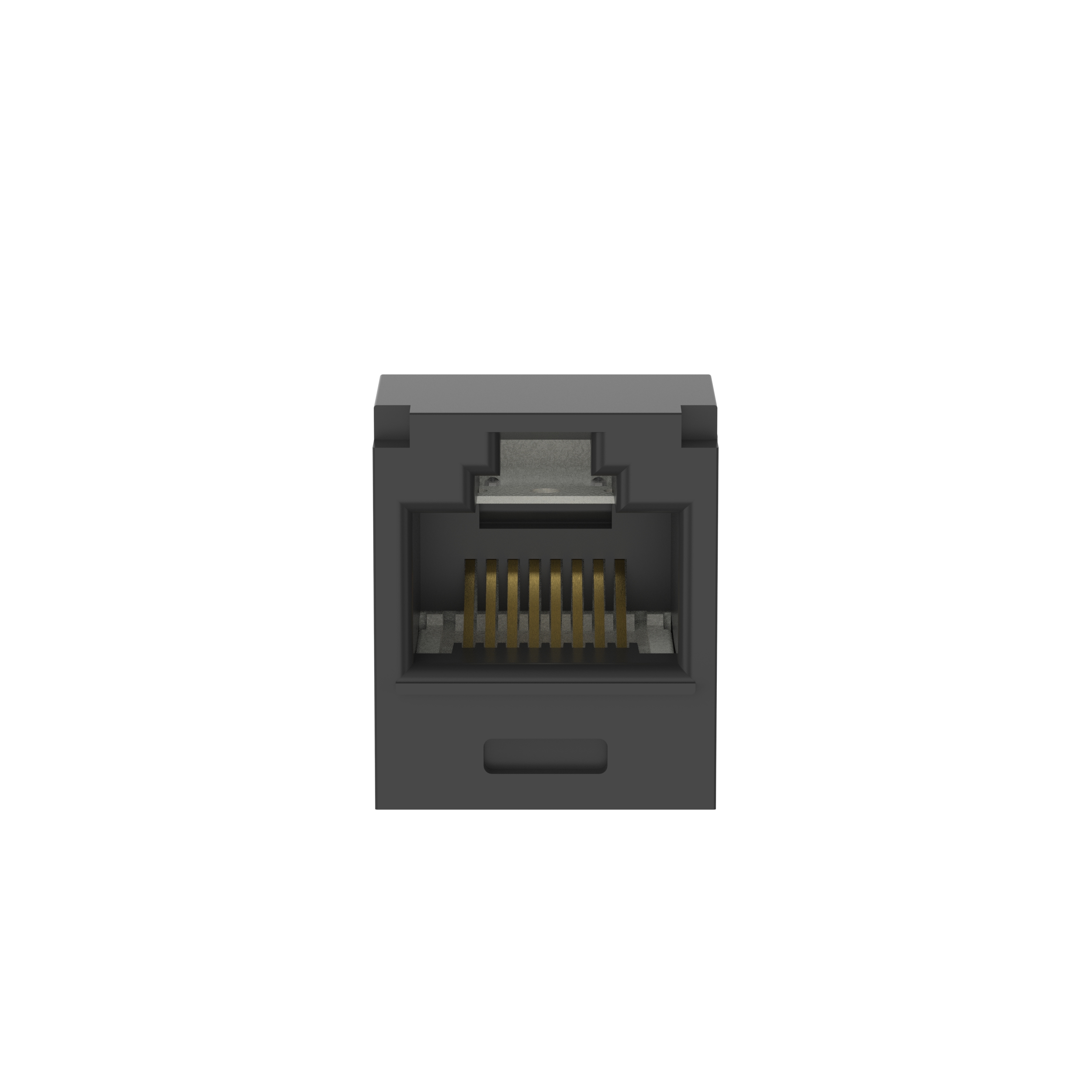 Mini-Com® UTP RJ45 Cat 6A TG Jack Module, Black