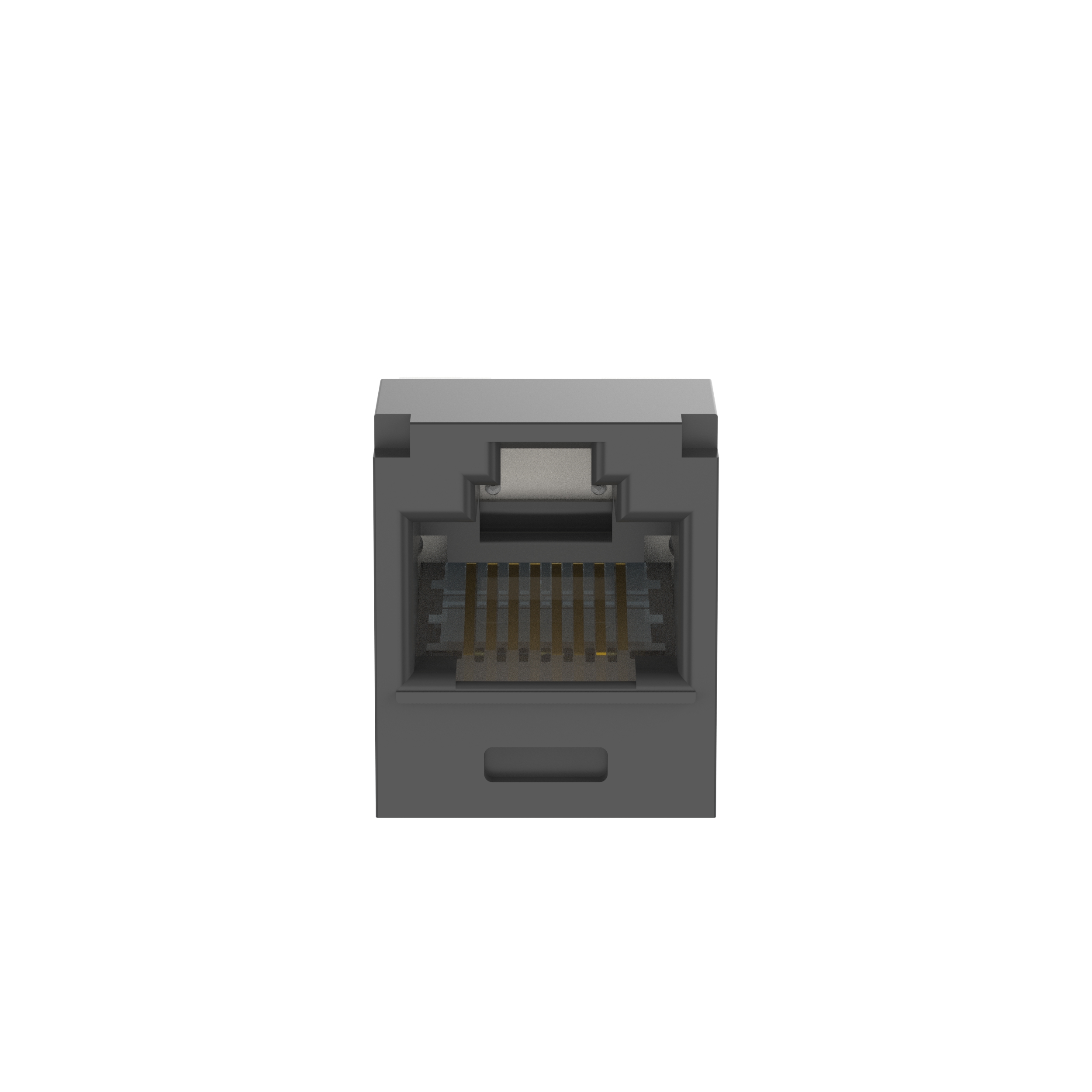 Mini-Com® UTP RJ45 Cat 6A TG Jack Module Corrosion Resistant, Black