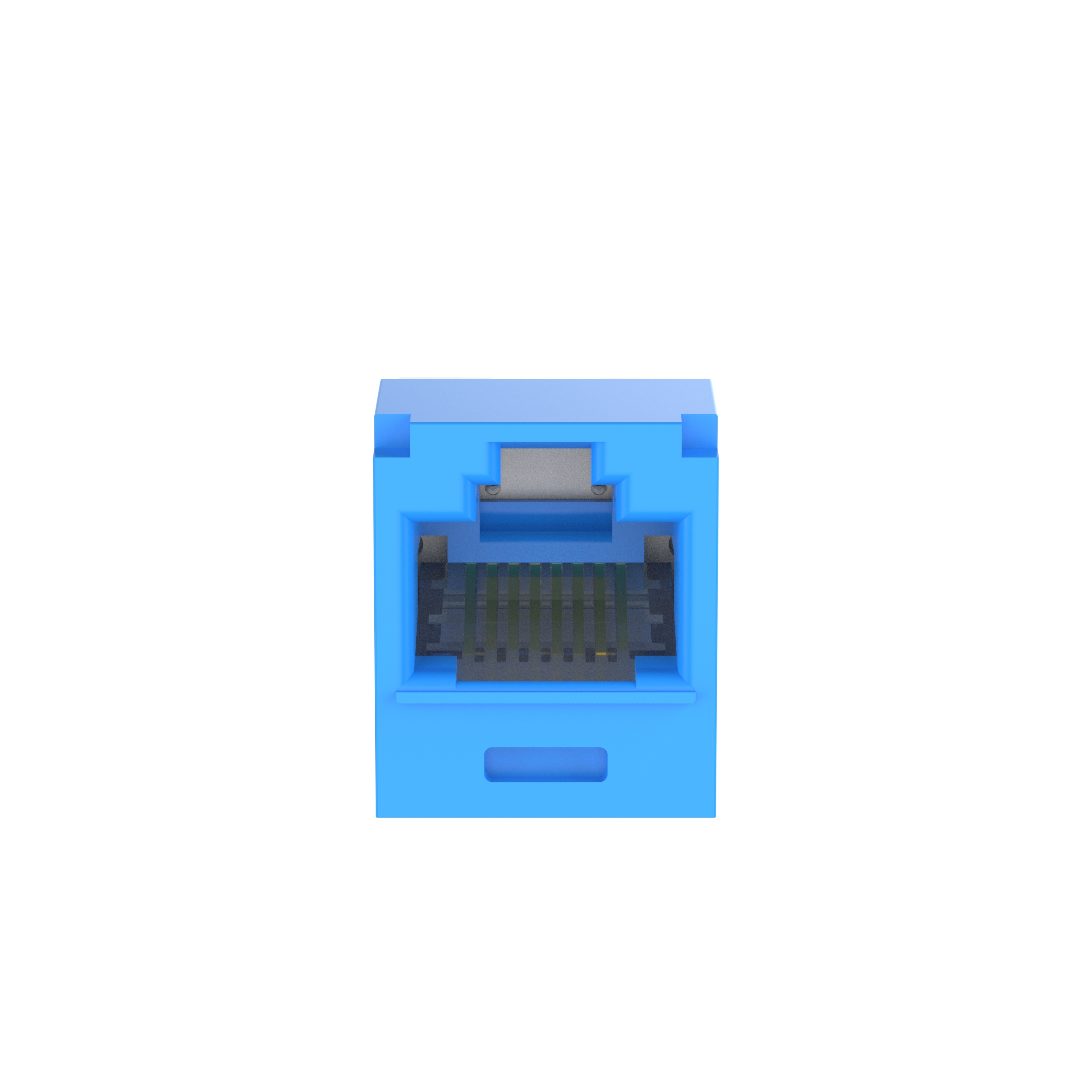 Mini-Com® UTP RJ45 Cat 6A TG Jack Module Corrosion Resistant, Blue