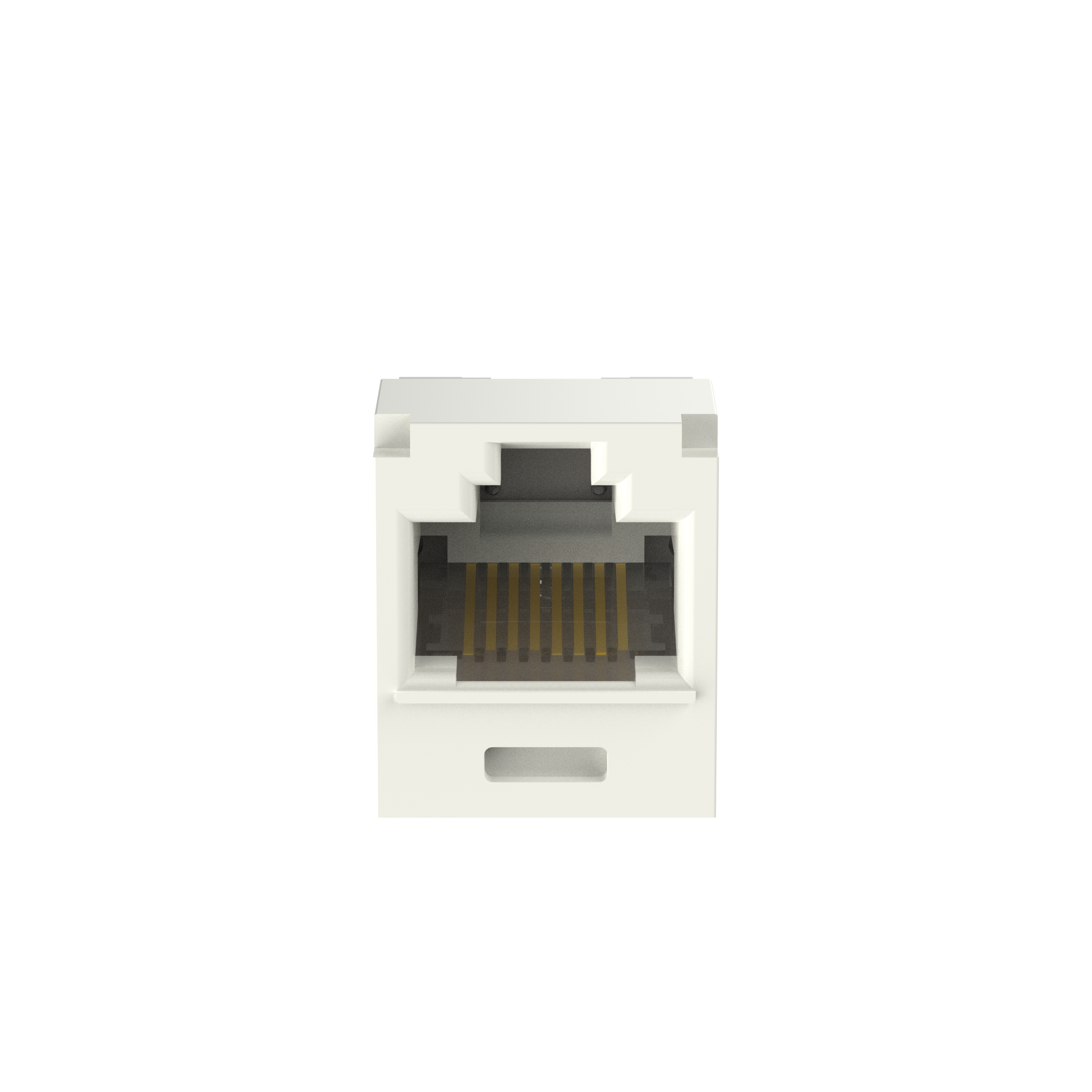 Mini-Com® UTP RJ45 Cat 6A TG Jack Module Corrosion Resistant, Off White