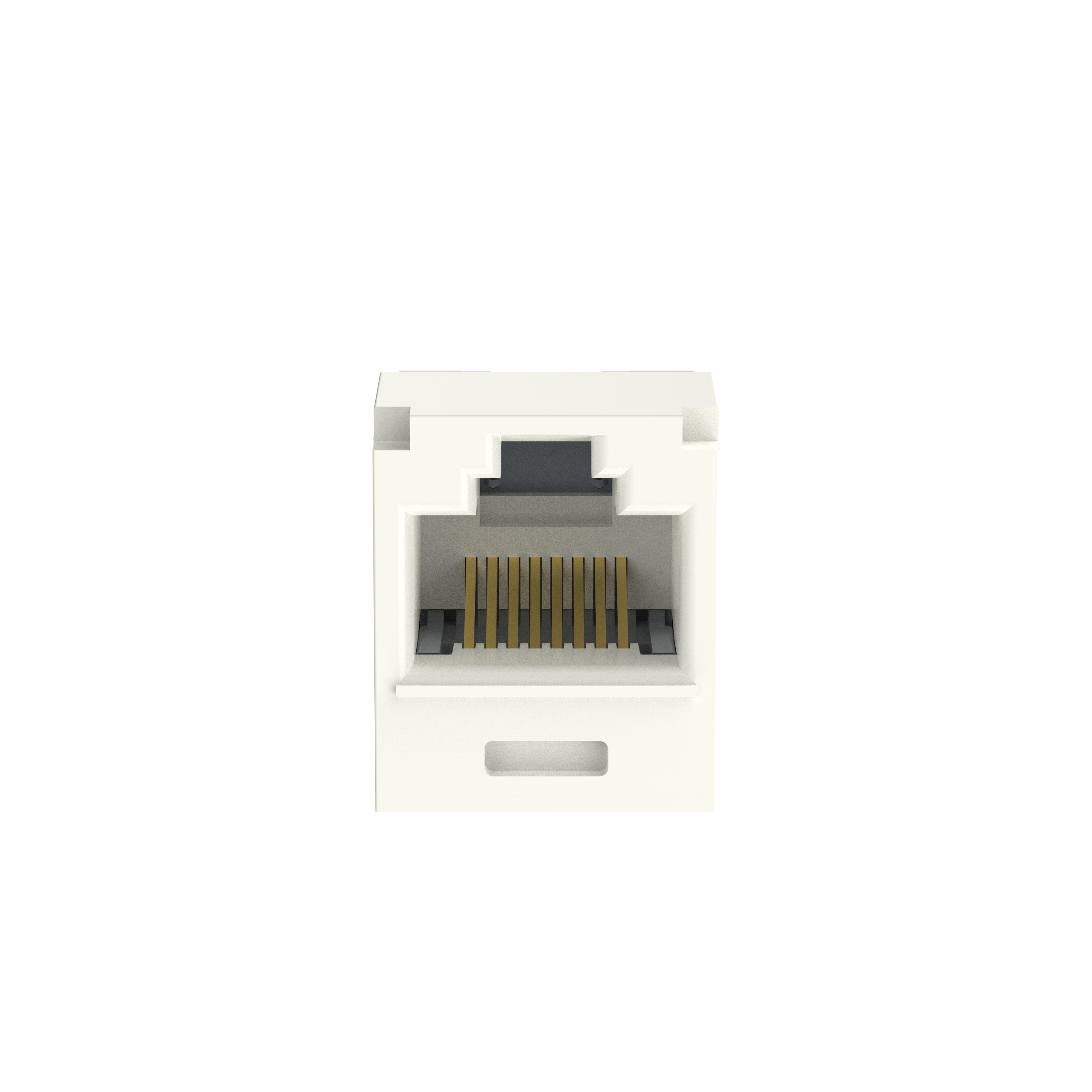 Mini-Com® UTP RJ45 Cat 6A TG Jack Module, IW