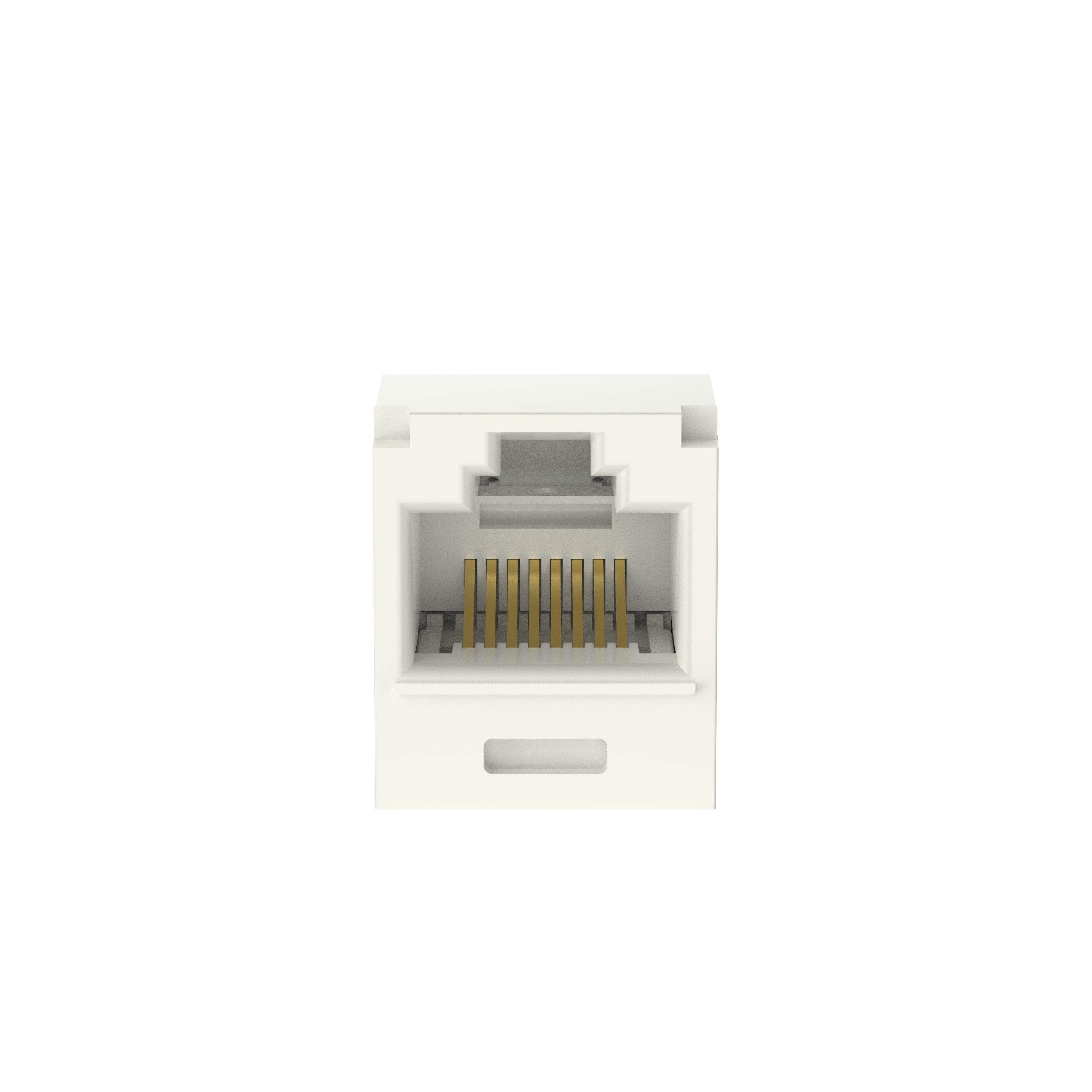 Mini-Com® UTP RJ45 Cat 6A TG Jack Module, IW