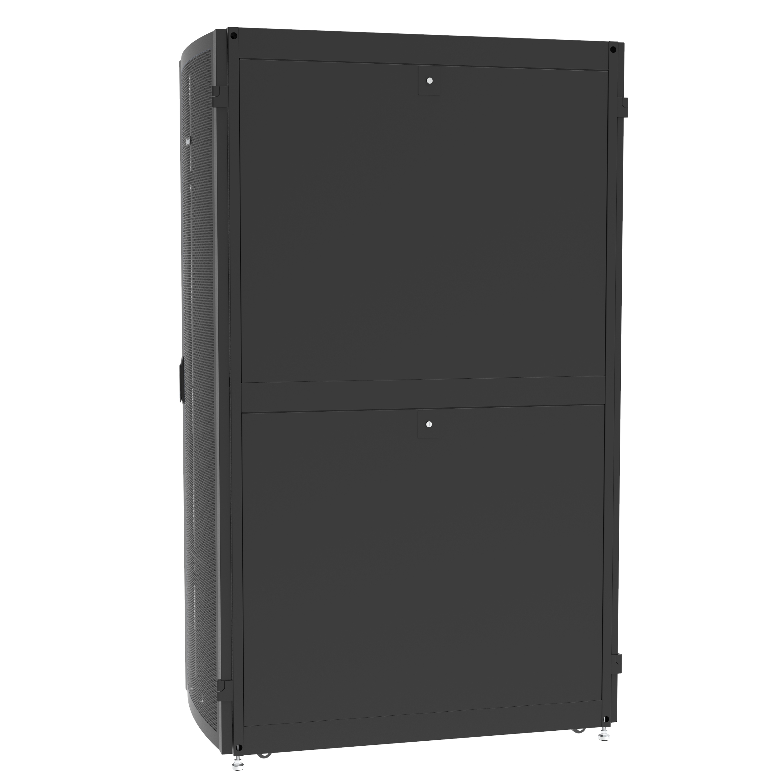 NET-VERSE™ CABINET, 800MM X 42RU X 1000MM, WITH SIDE PANEL, CASTERS, BLACK