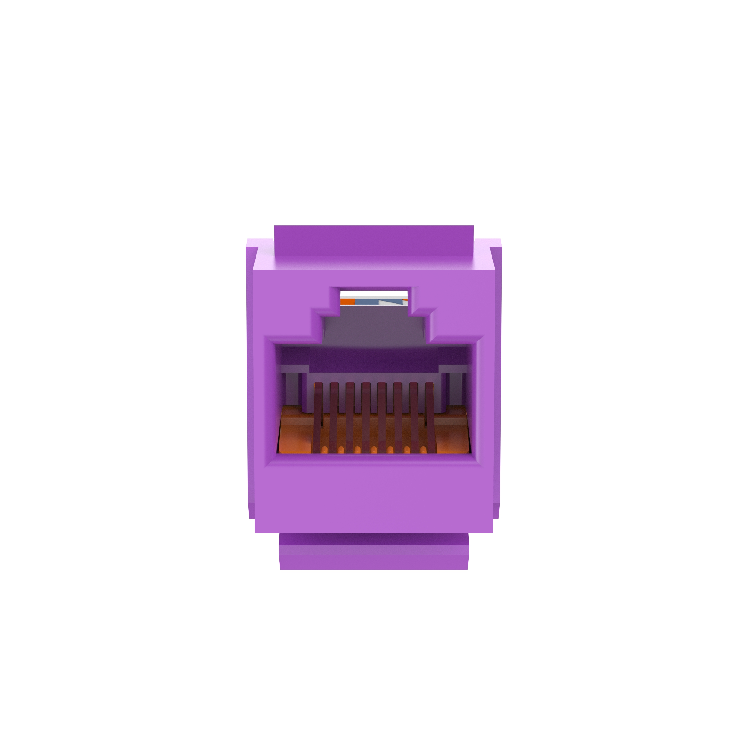 NetKey Cat 5e Leadframe Jack, Violet