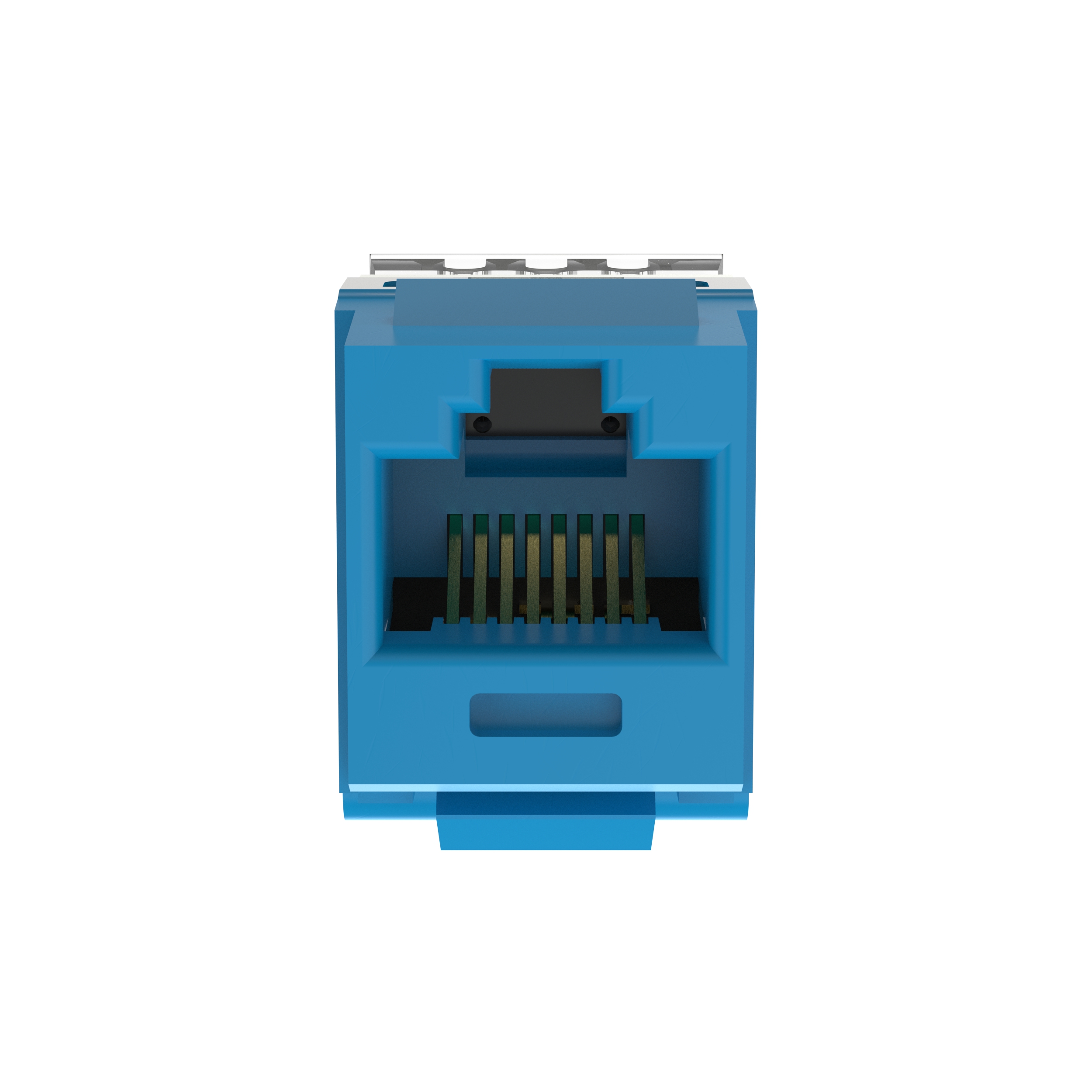 NetKey Cat 5e Punchdown Jack, Blue - Pack of 25