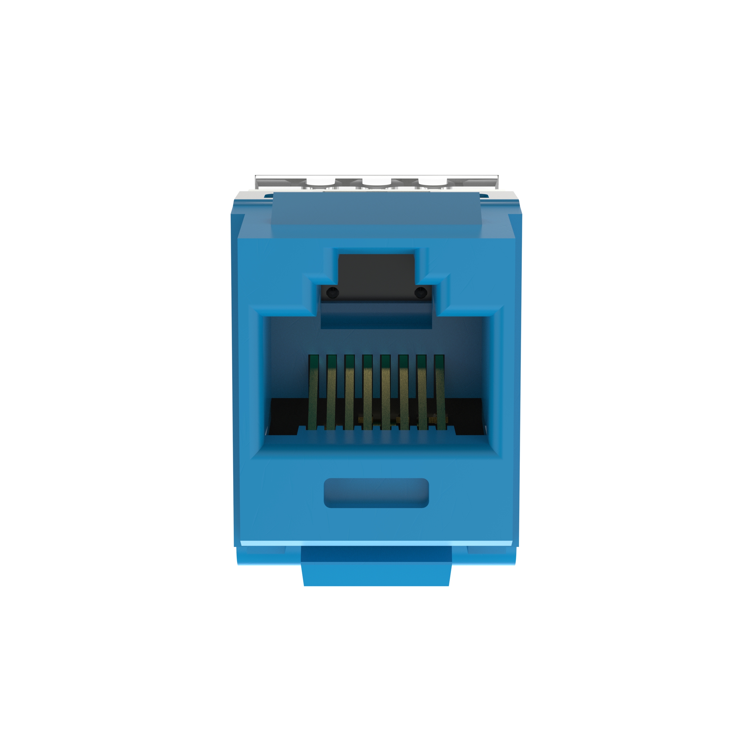 NetKey Cat 5e Punchdown Jack, Blue