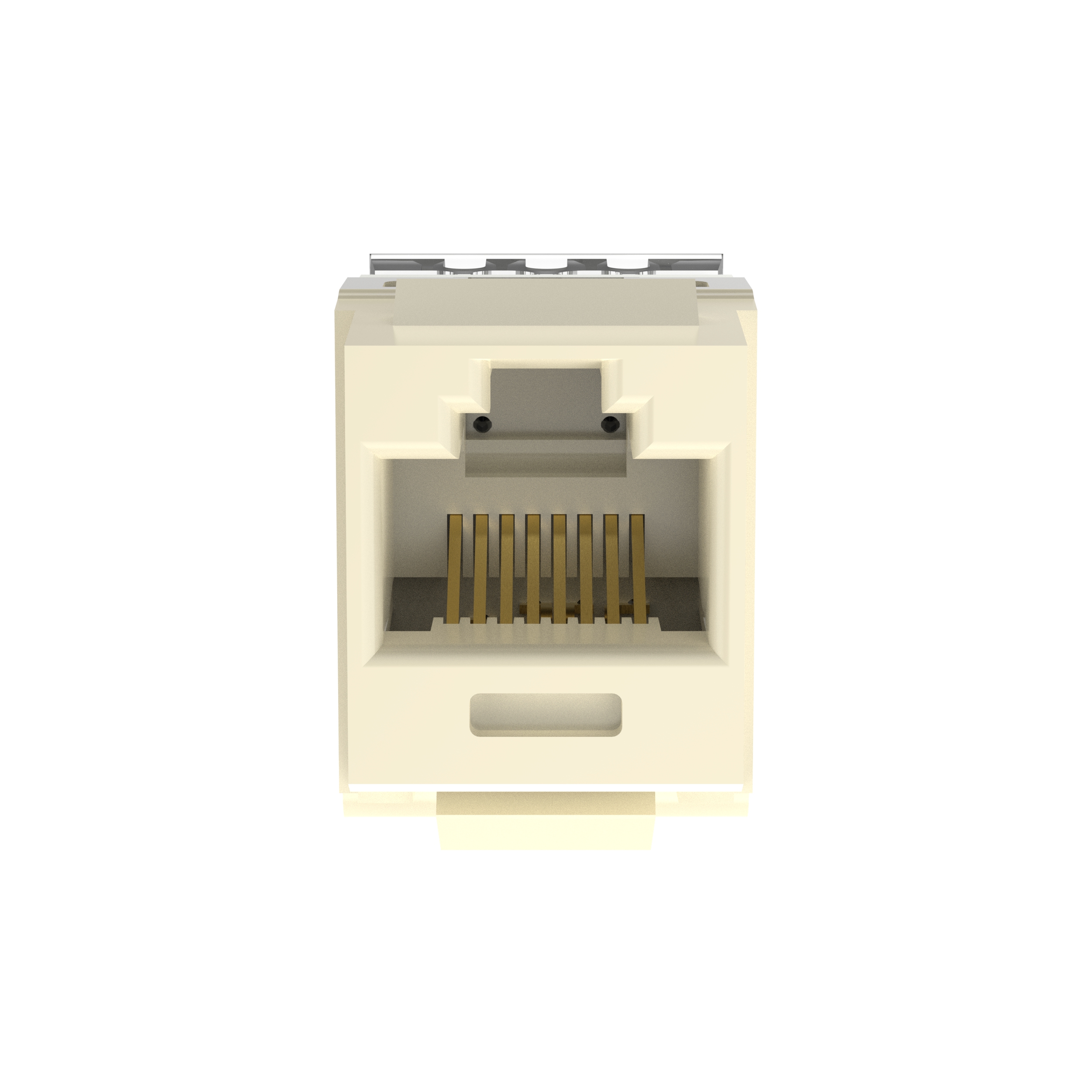 NetKey Cat 5e Punchdown Jack, Electric Ivory
