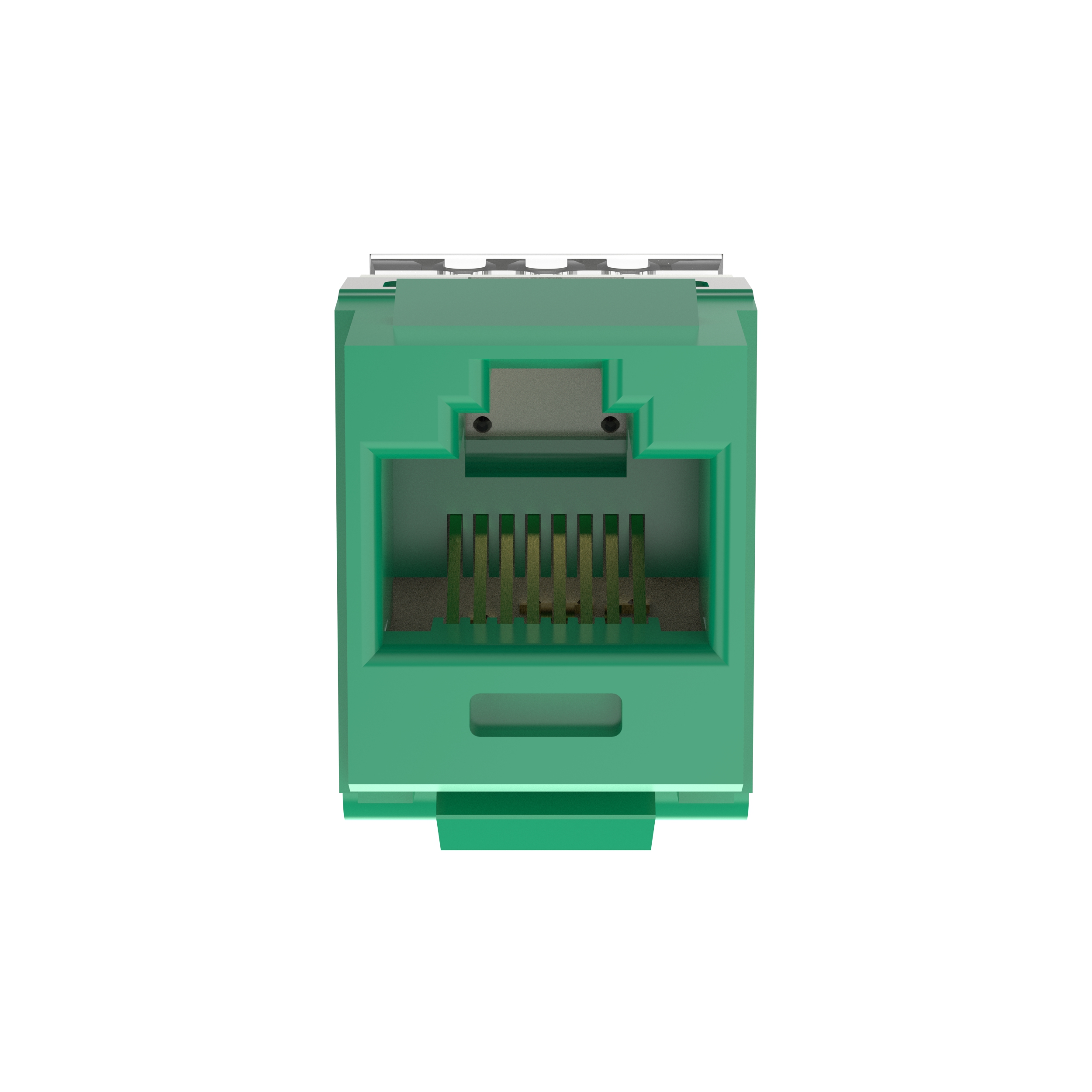 NetKey Cat 5e Punchdown Jack, Green