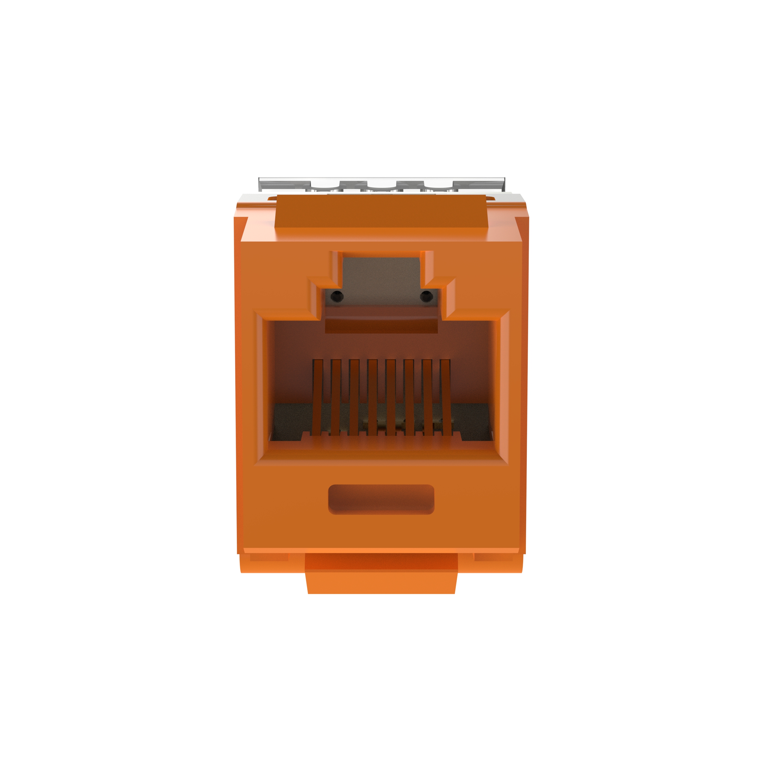 NetKey Cat 5e Punchdown Jack, Orange