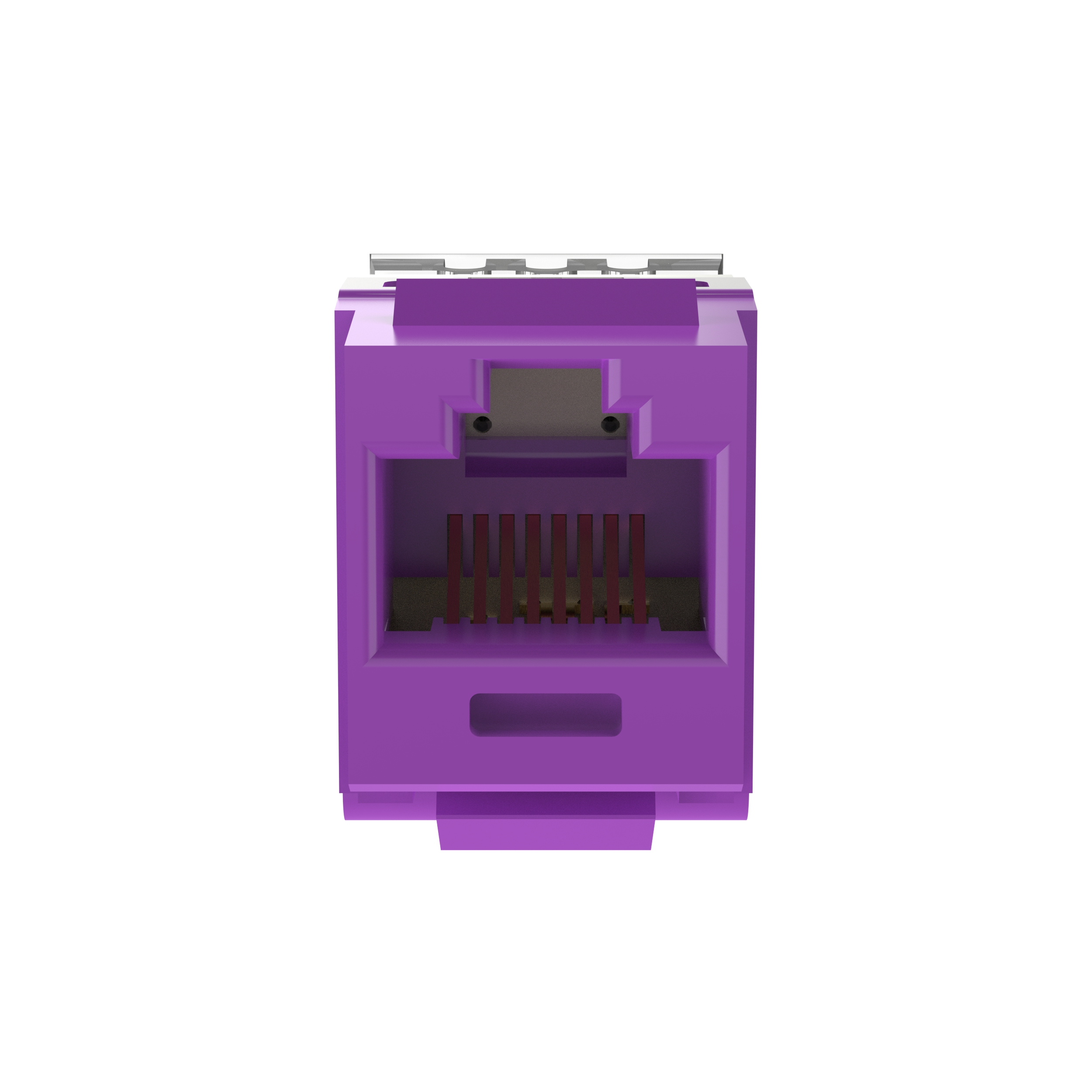 NetKey Cat 5e Punchdown Jack, Violet