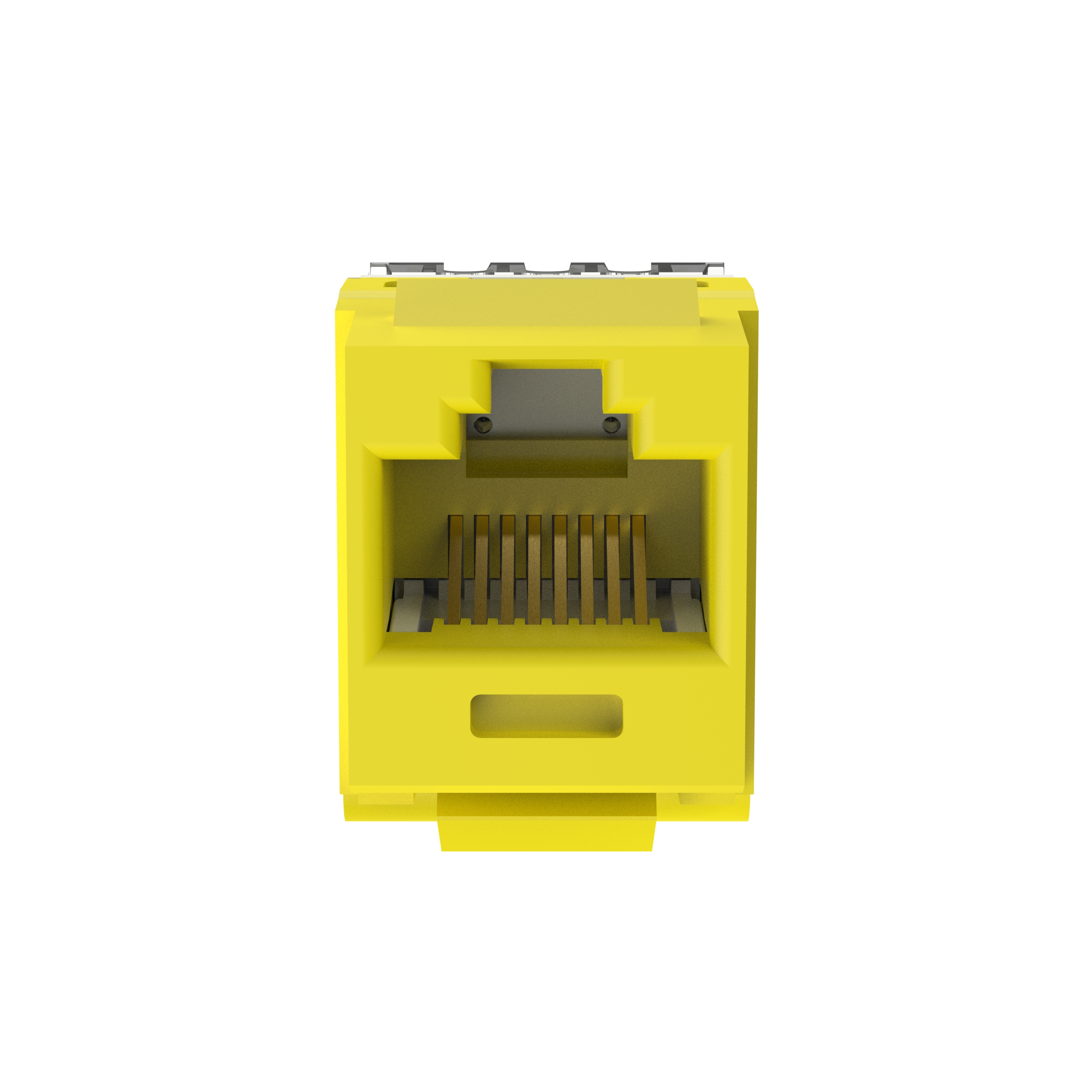 NetKey Cat 6 Punchdown Jack, Yellow