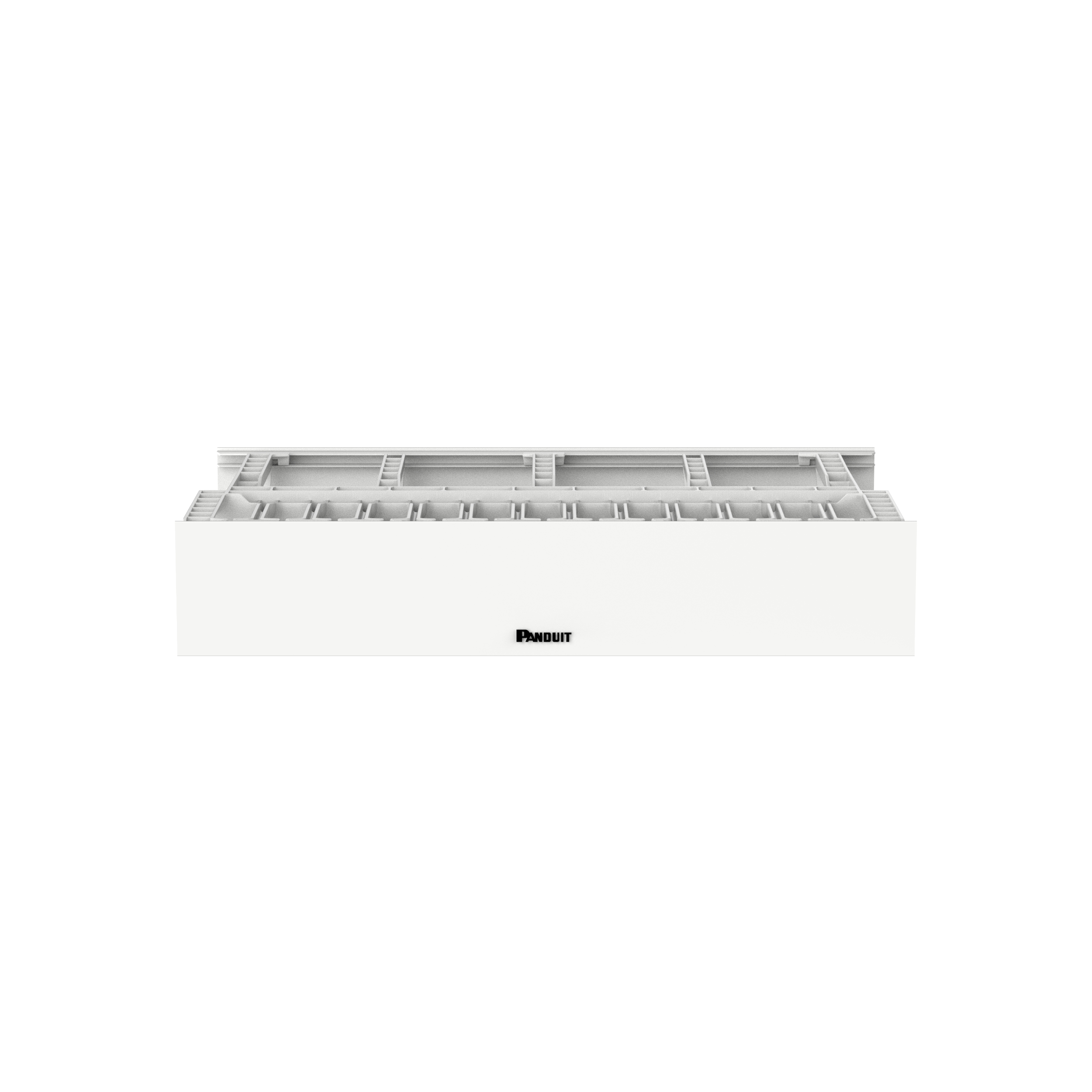 NetManager™ HC Horizontal Dual-Sided Manager, 2RU, White
