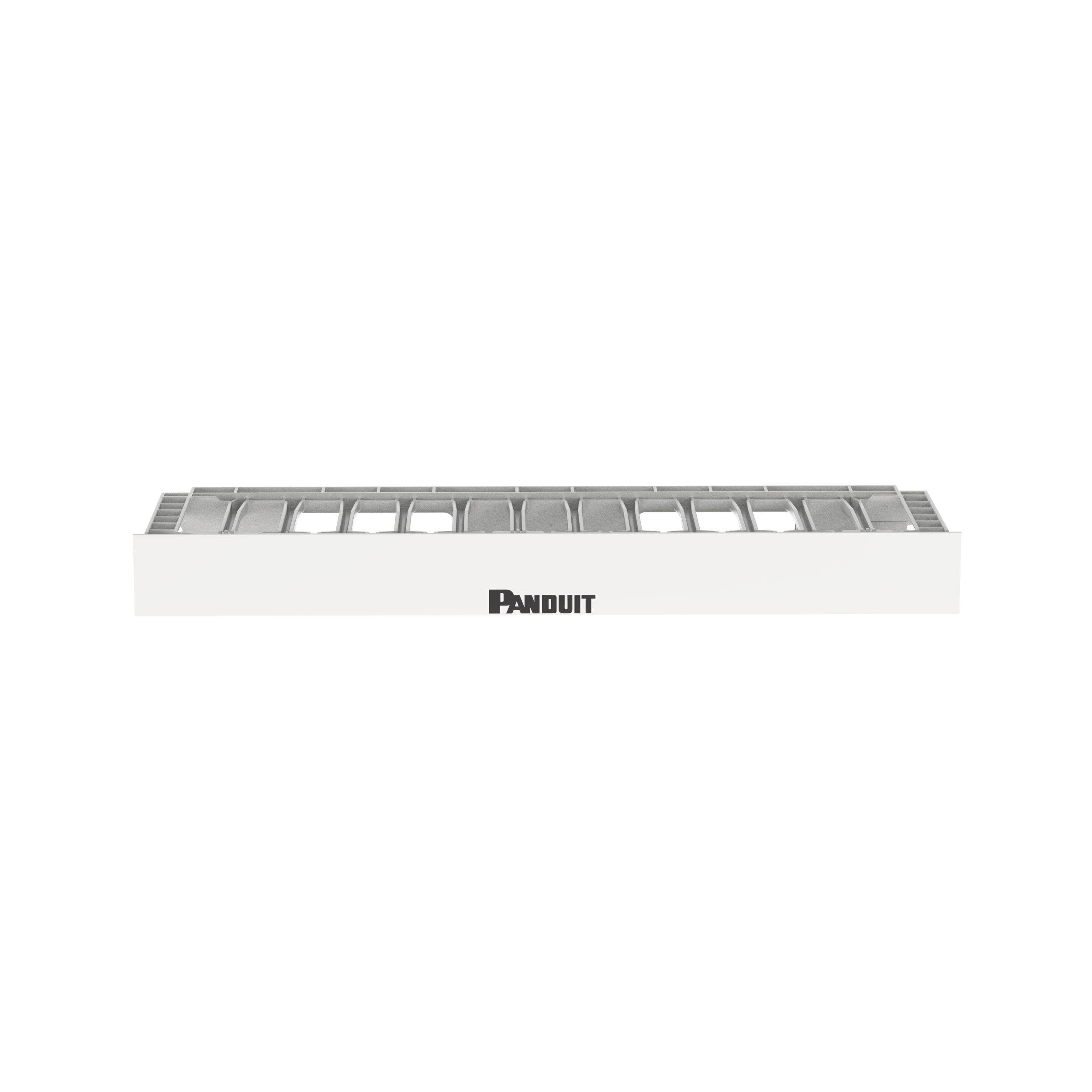 NetManager™ HC Horizontal Single-Sided Manager, 1RU, White