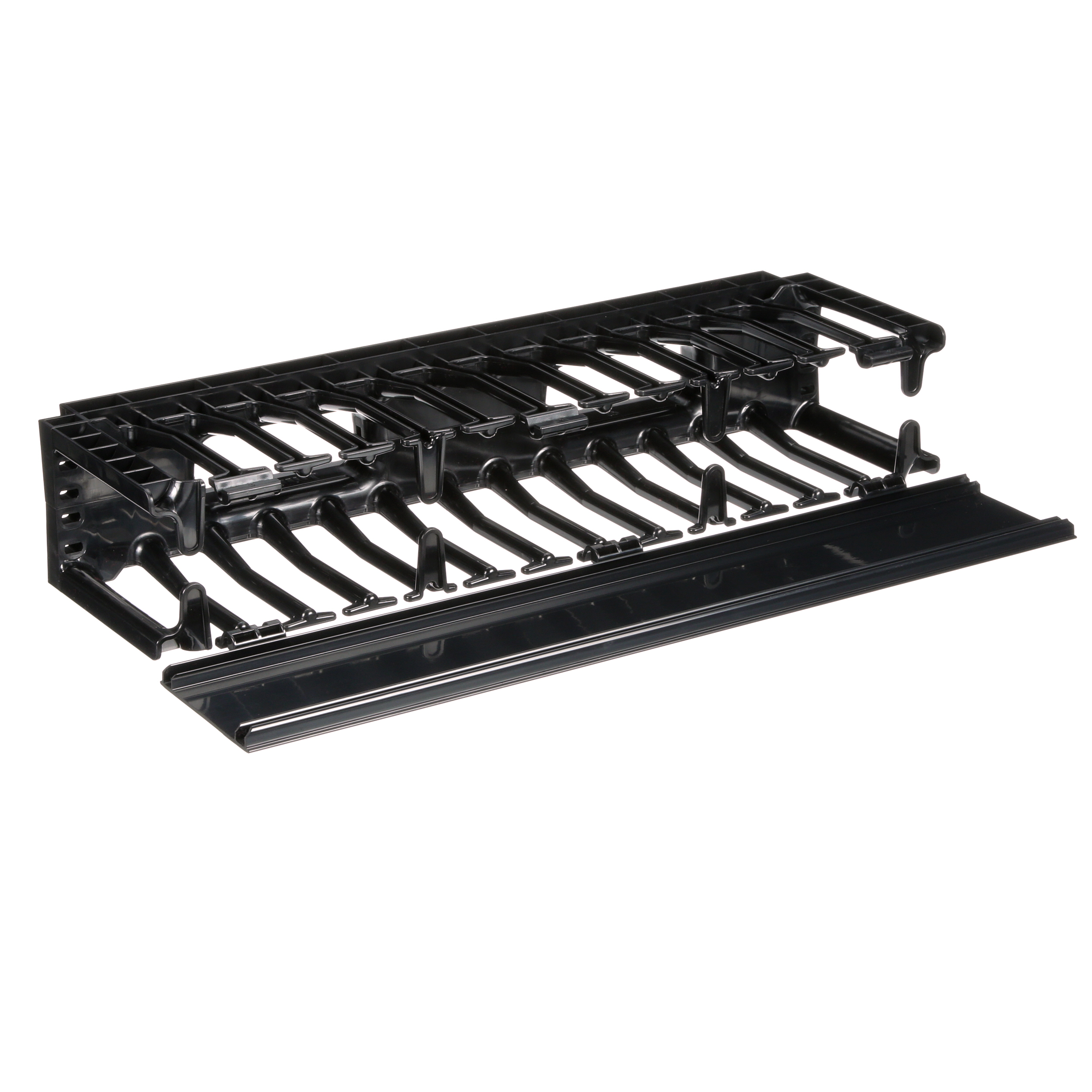 NetManager™ HC Horizontal Single-Sided Manager, 2RU, Black